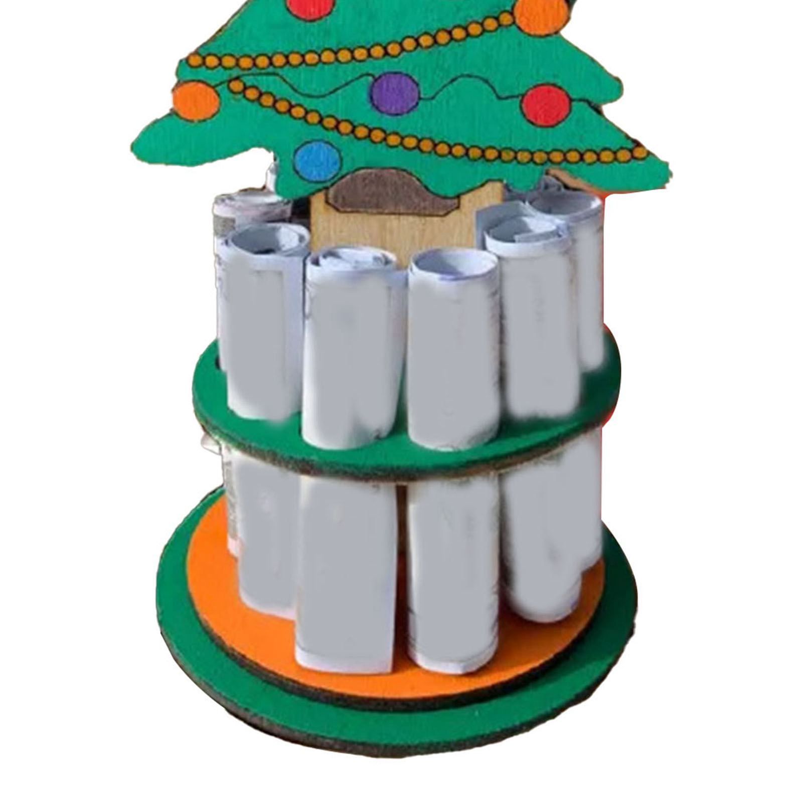 Xmas Money Holder Festive Interesting Wooden Cash Holder Ornament for Holiday view 7