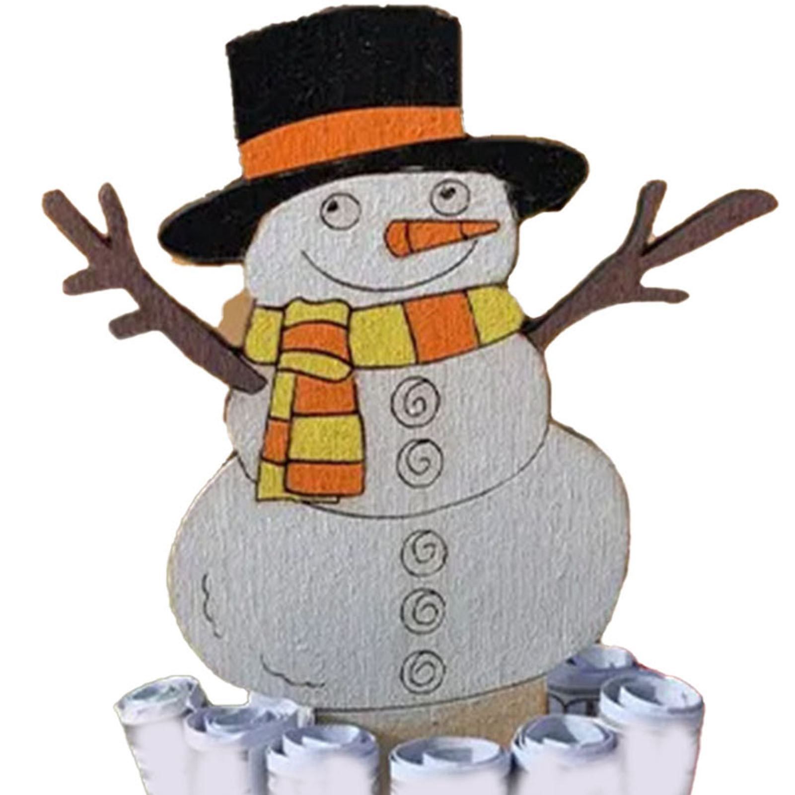 Xmas Money Holder Festive Interesting Wooden Cash Holder Ornament for Holiday view 2