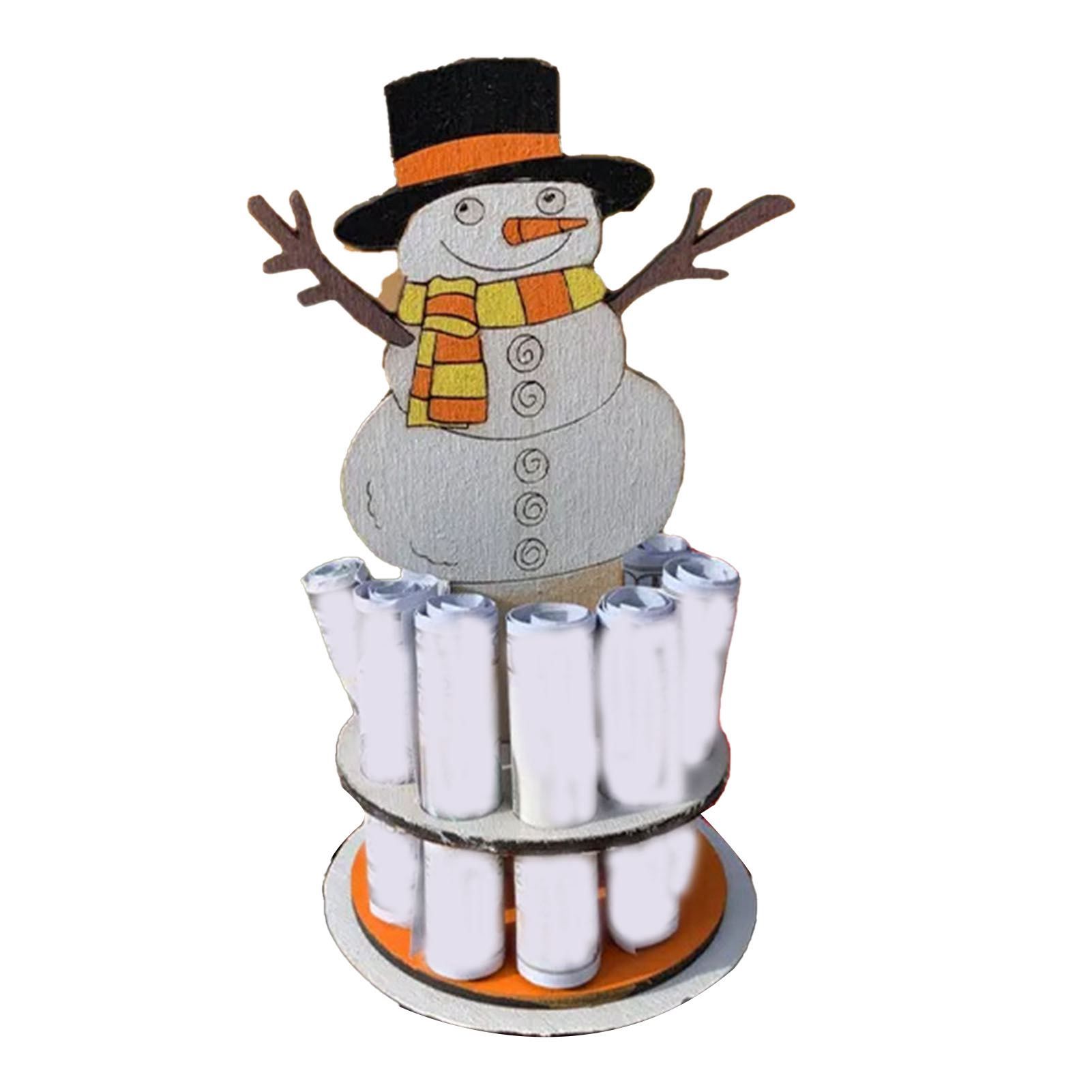 Xmas Money Holder Festive Interesting Wooden Cash Holder Ornament for Holiday view 3