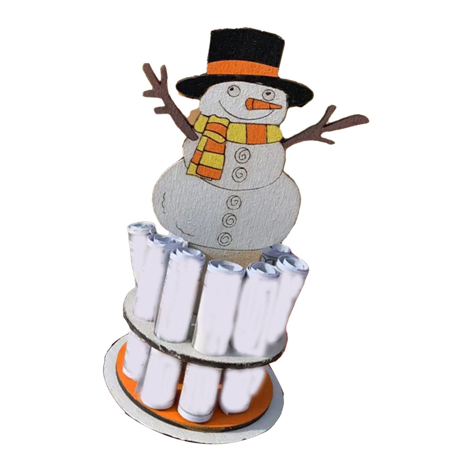 Xmas Money Holder Festive Interesting Wooden Cash Holder Ornament for Holiday view 4
