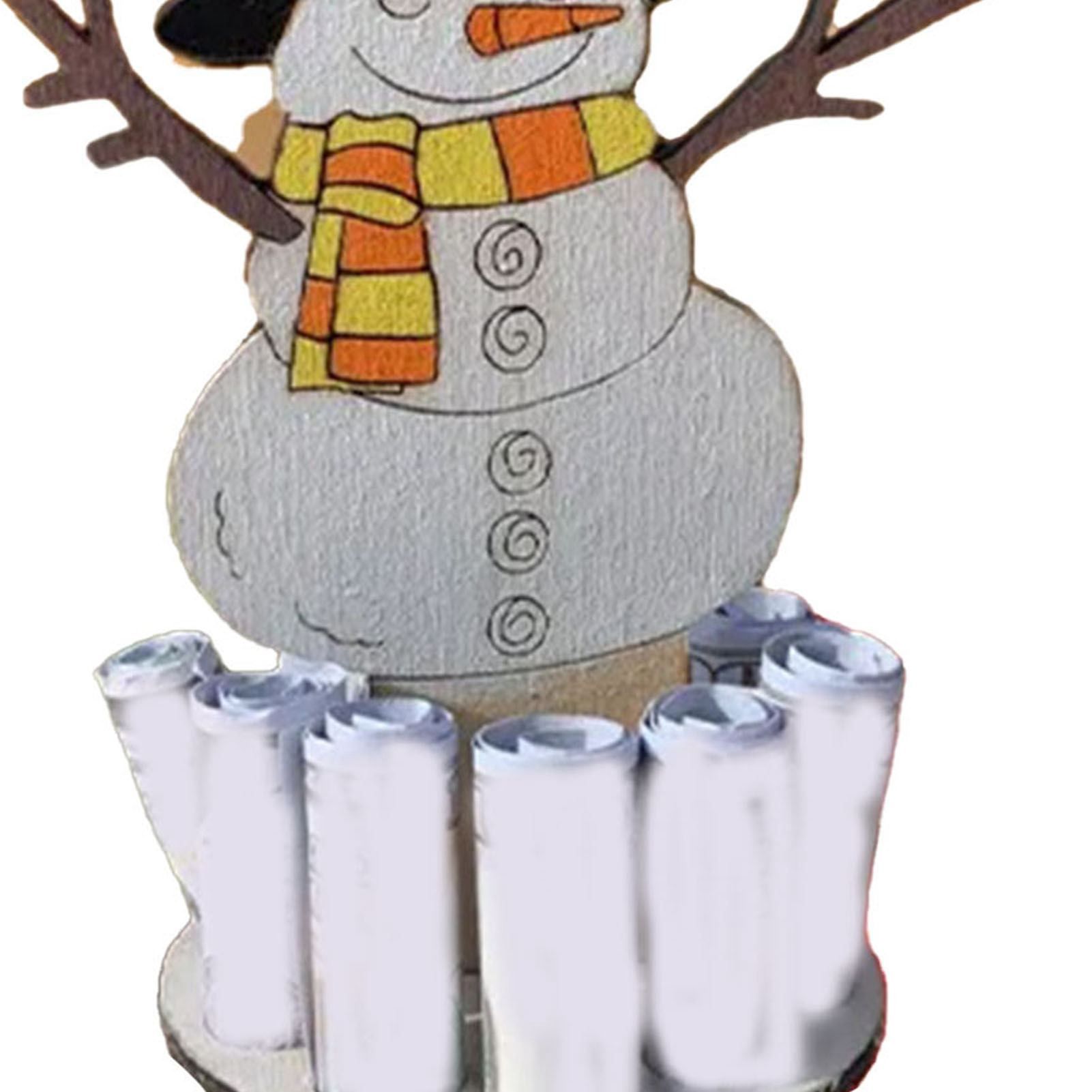 Xmas Money Holder Festive Interesting Wooden Cash Holder Ornament for Holiday view 5