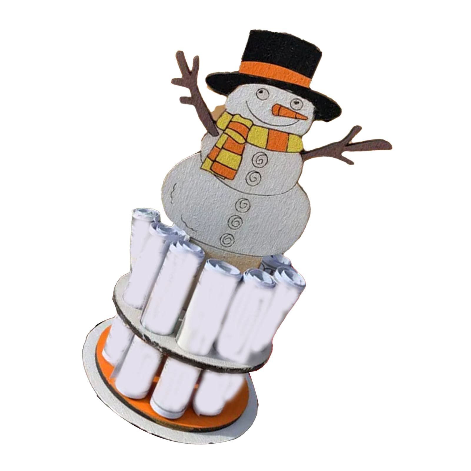 Xmas Money Holder Festive Interesting Wooden Cash Holder Ornament for Holiday view 6