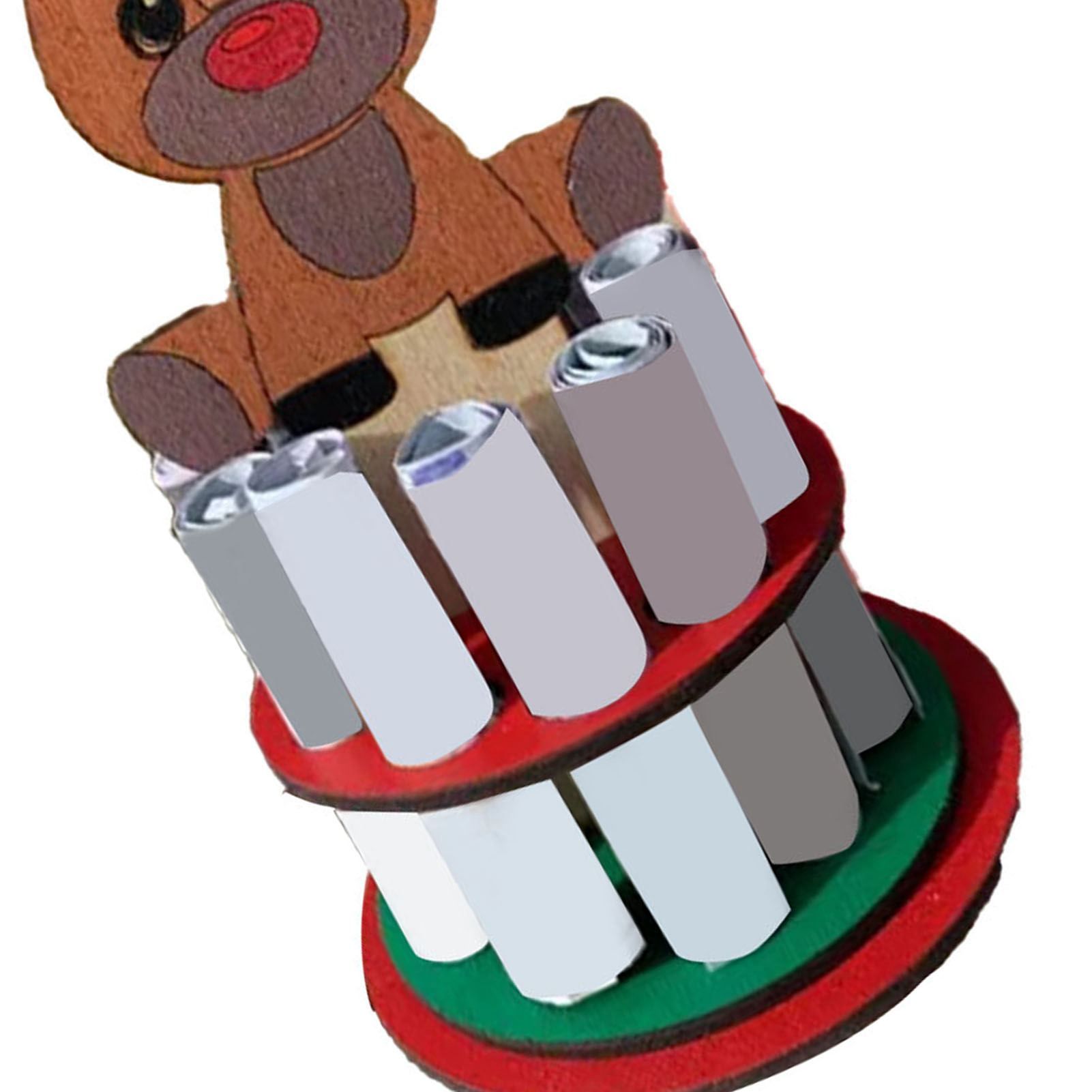 Xmas Money Holder Festive Interesting Wooden Cash Holder Ornament for Holiday view 7