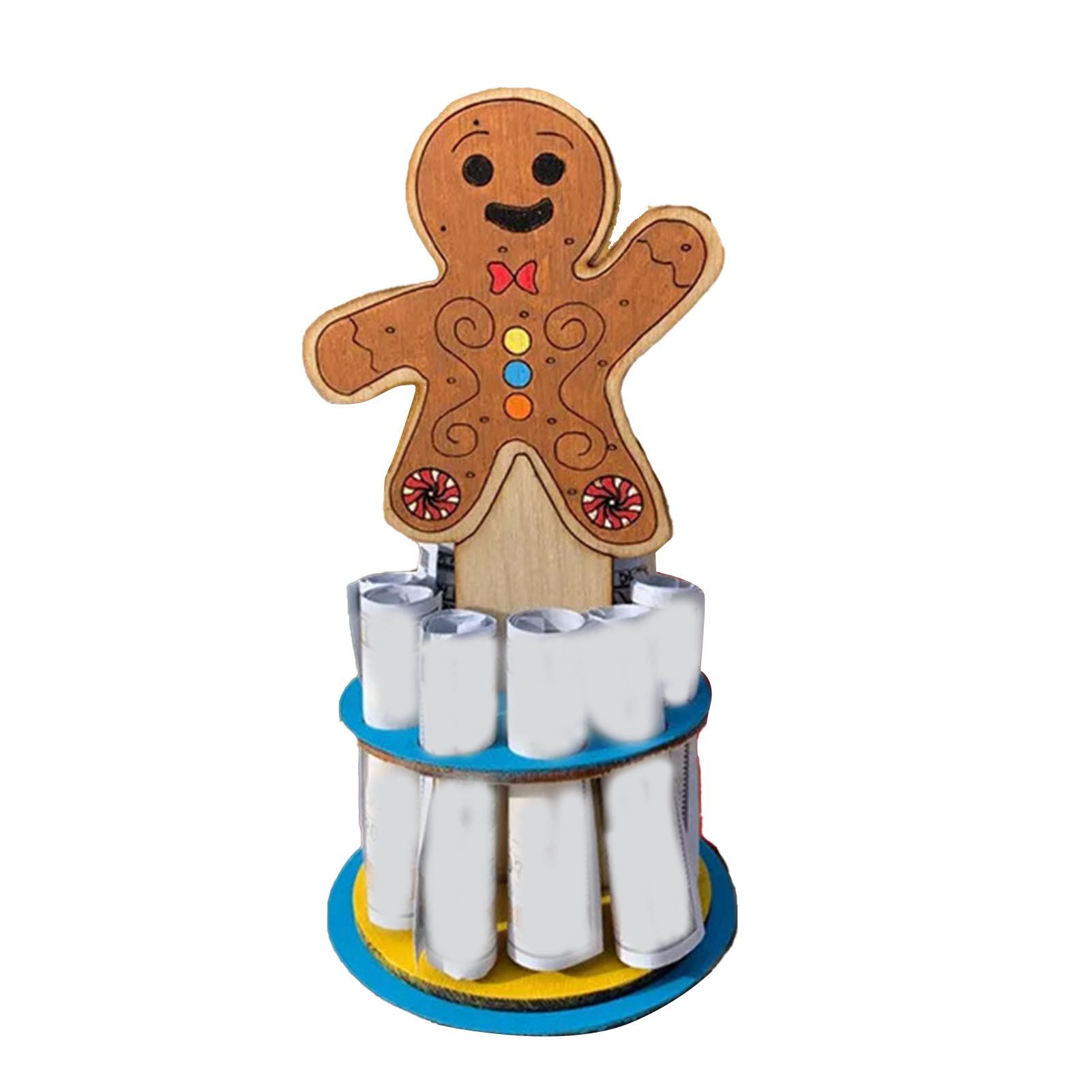 Xmas Money Holder Festive Interesting Wooden Cash Holder Ornament for Holiday view 3