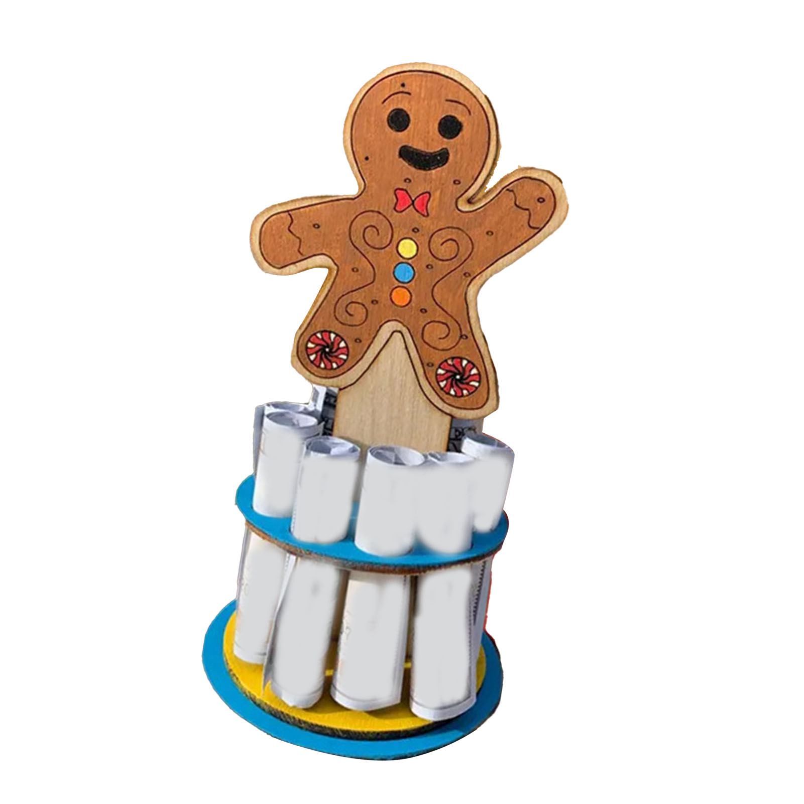 Xmas Money Holder Festive Interesting Wooden Cash Holder Ornament for Holiday view 4
