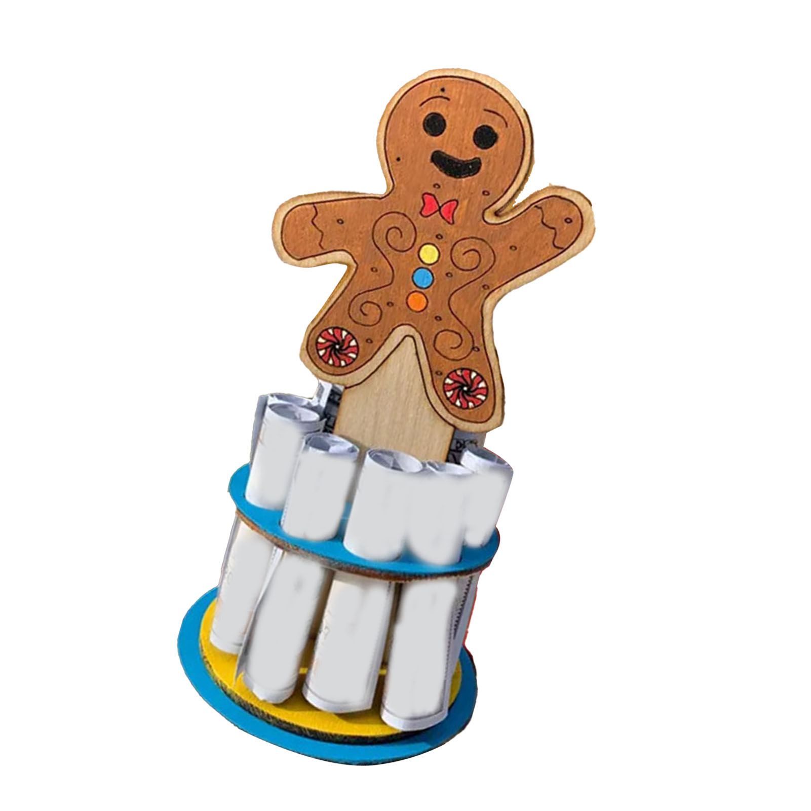 Xmas Money Holder Festive Interesting Wooden Cash Holder Ornament for Holiday view 6