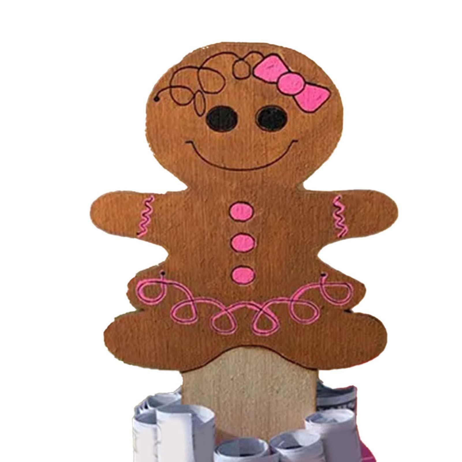Xmas Money Holder Festive Interesting Wooden Cash Holder Ornament for Holiday view 2