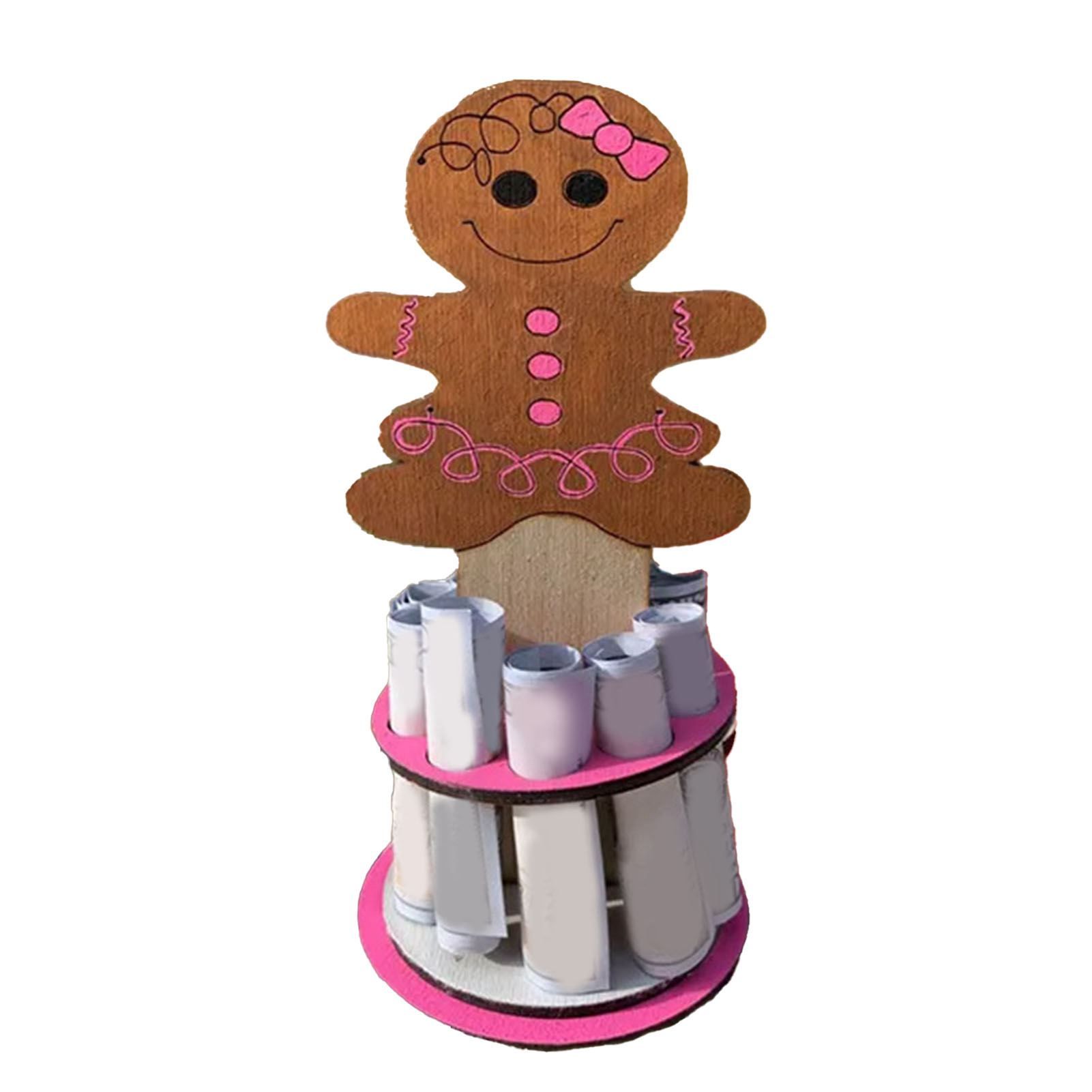 Xmas Money Holder Festive Interesting Wooden Cash Holder Ornament for Holiday view 3