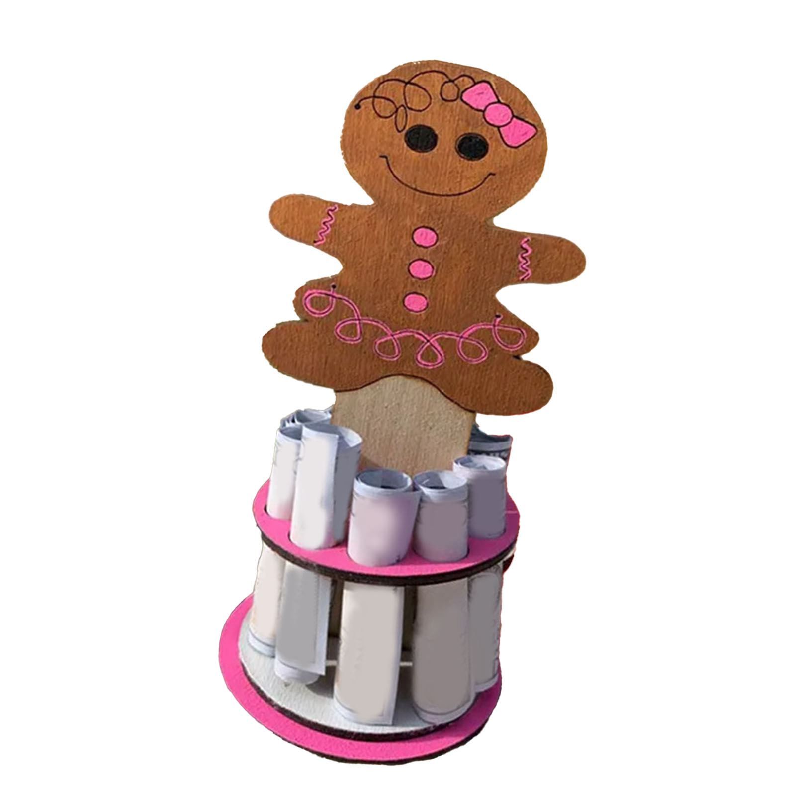 Xmas Money Holder Festive Interesting Wooden Cash Holder Ornament for Holiday view 4