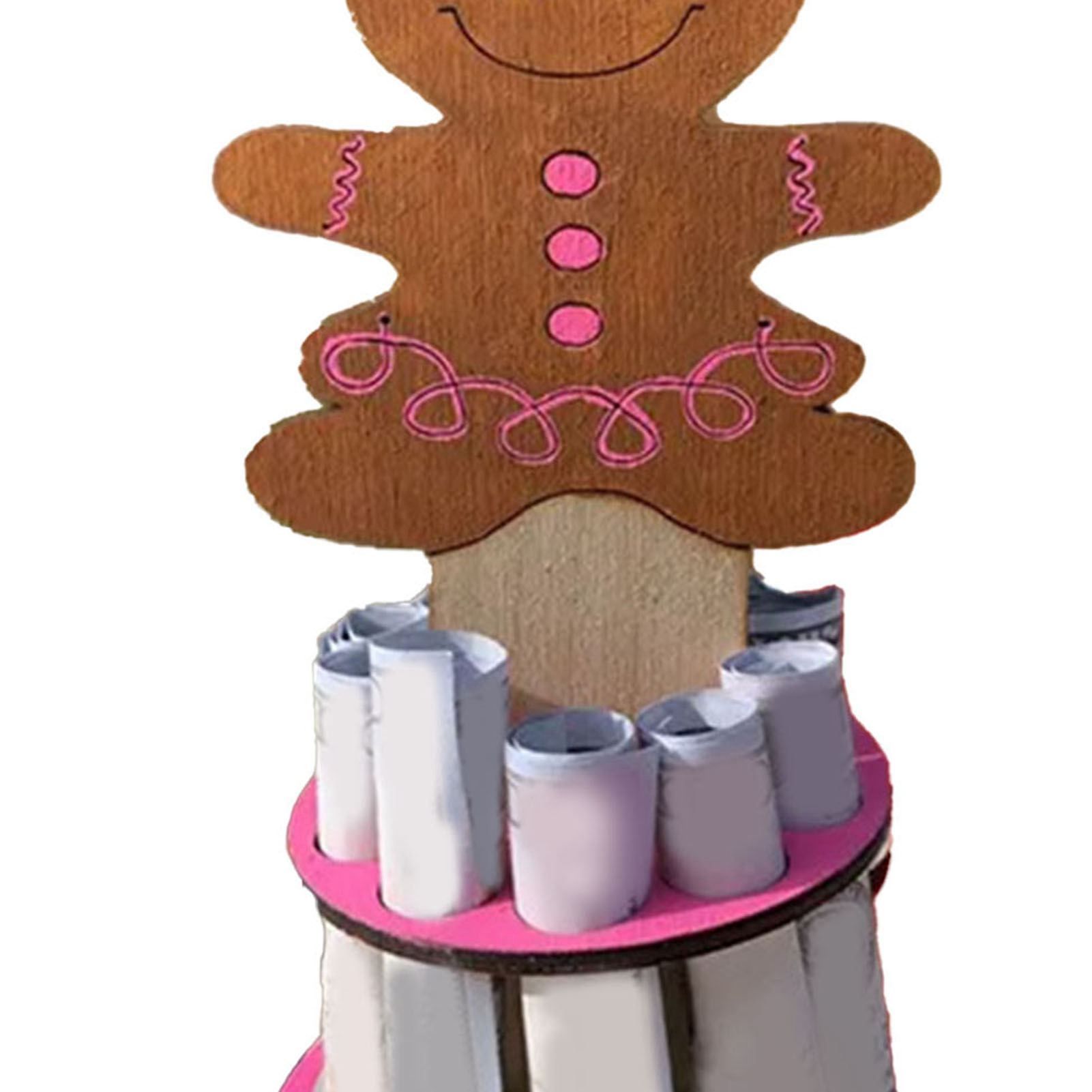 Xmas Money Holder Festive Interesting Wooden Cash Holder Ornament for Holiday view 5