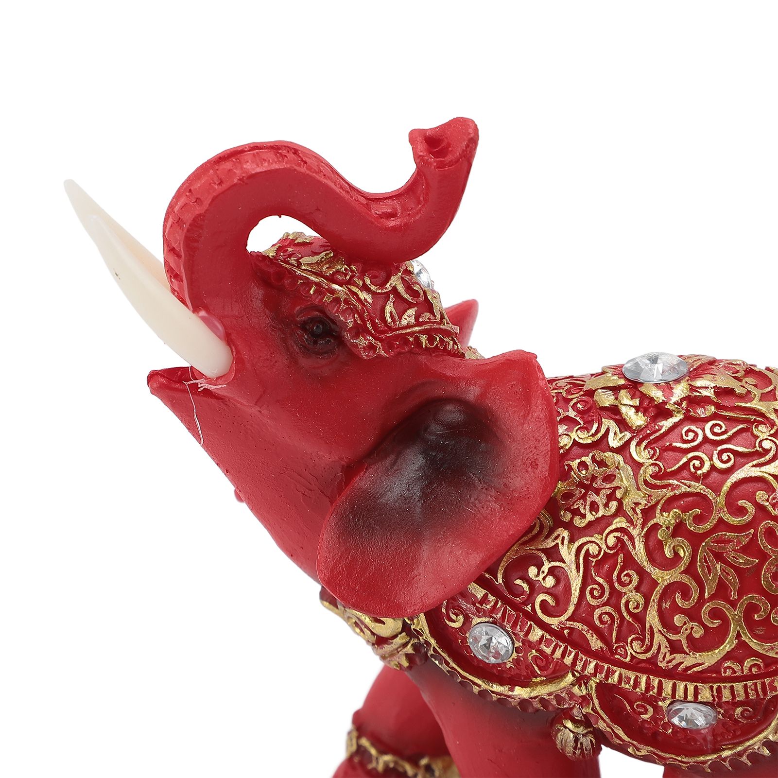 Elephant Statue Wealth Lucky Feng Shui Elephant Figurine Home Decor House view 2