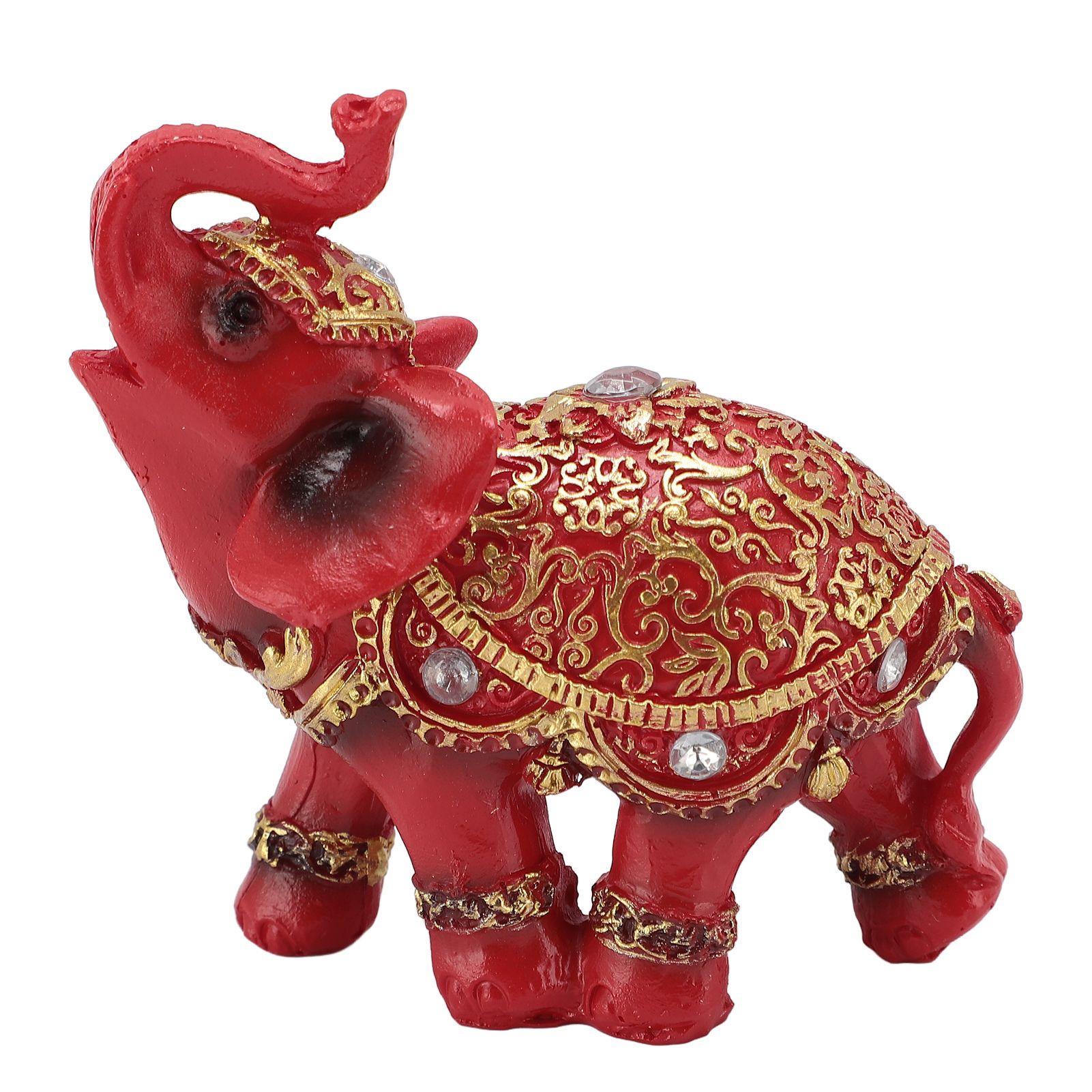 Elephant Statue Wealth Lucky Feng Shui Elephant Figurine Home Decor House view 3