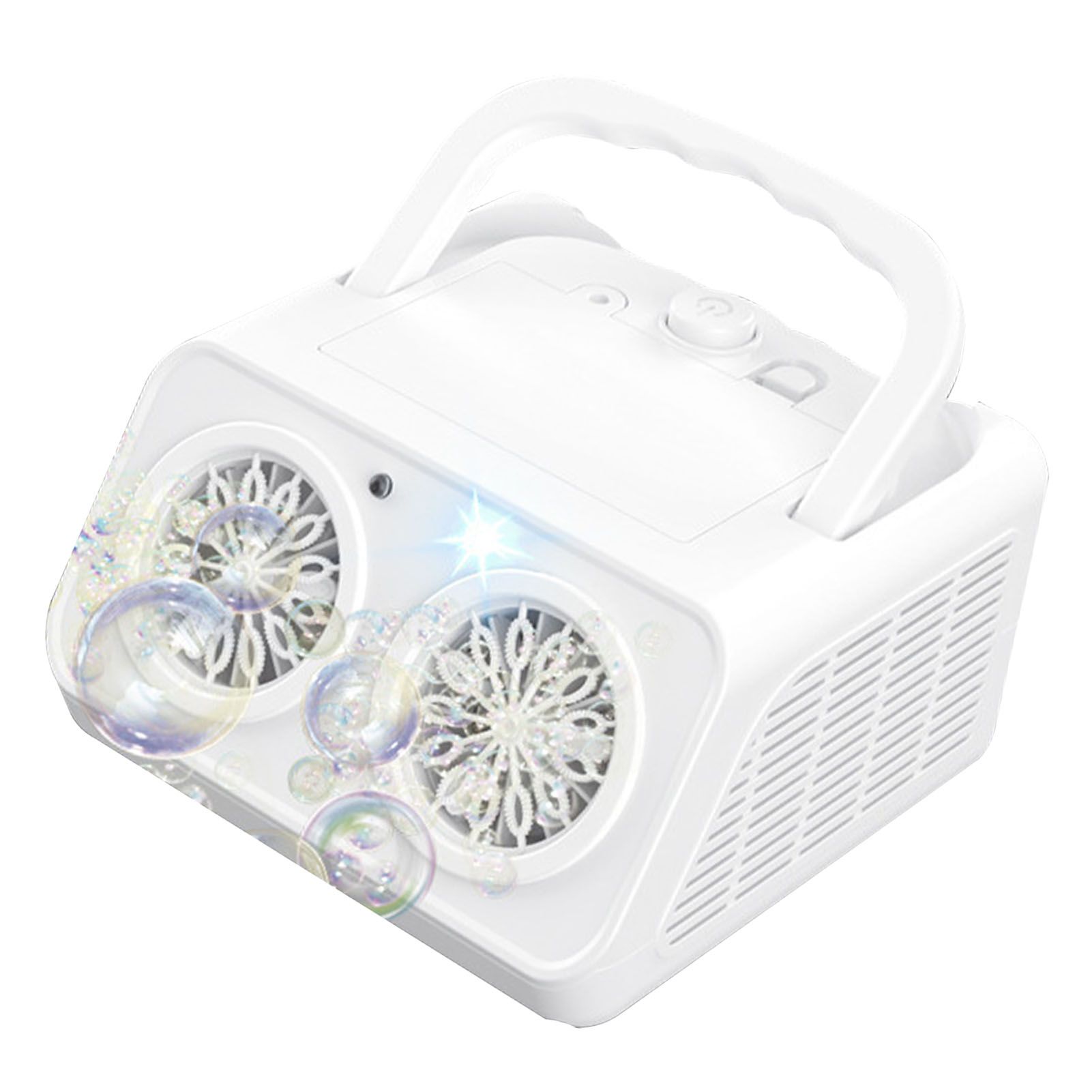 Automatic Bubble Maker 26 Hole Portable High Output Stage Bubble Blower for view 3