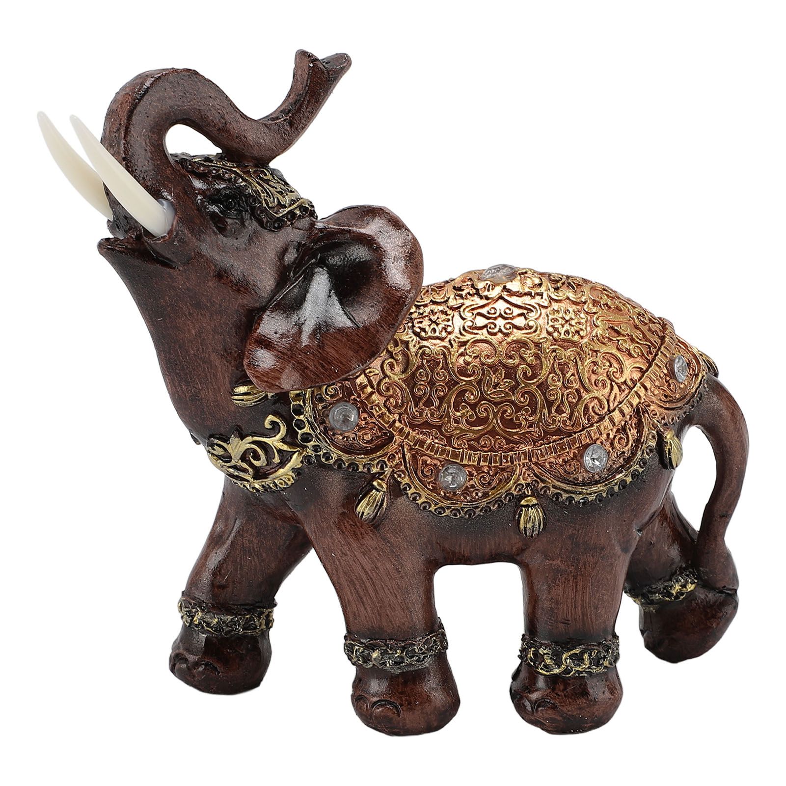 Wealth Lucky Elephant Statue Resin Feng Shui Elephant Figurine Home Decoration view 3