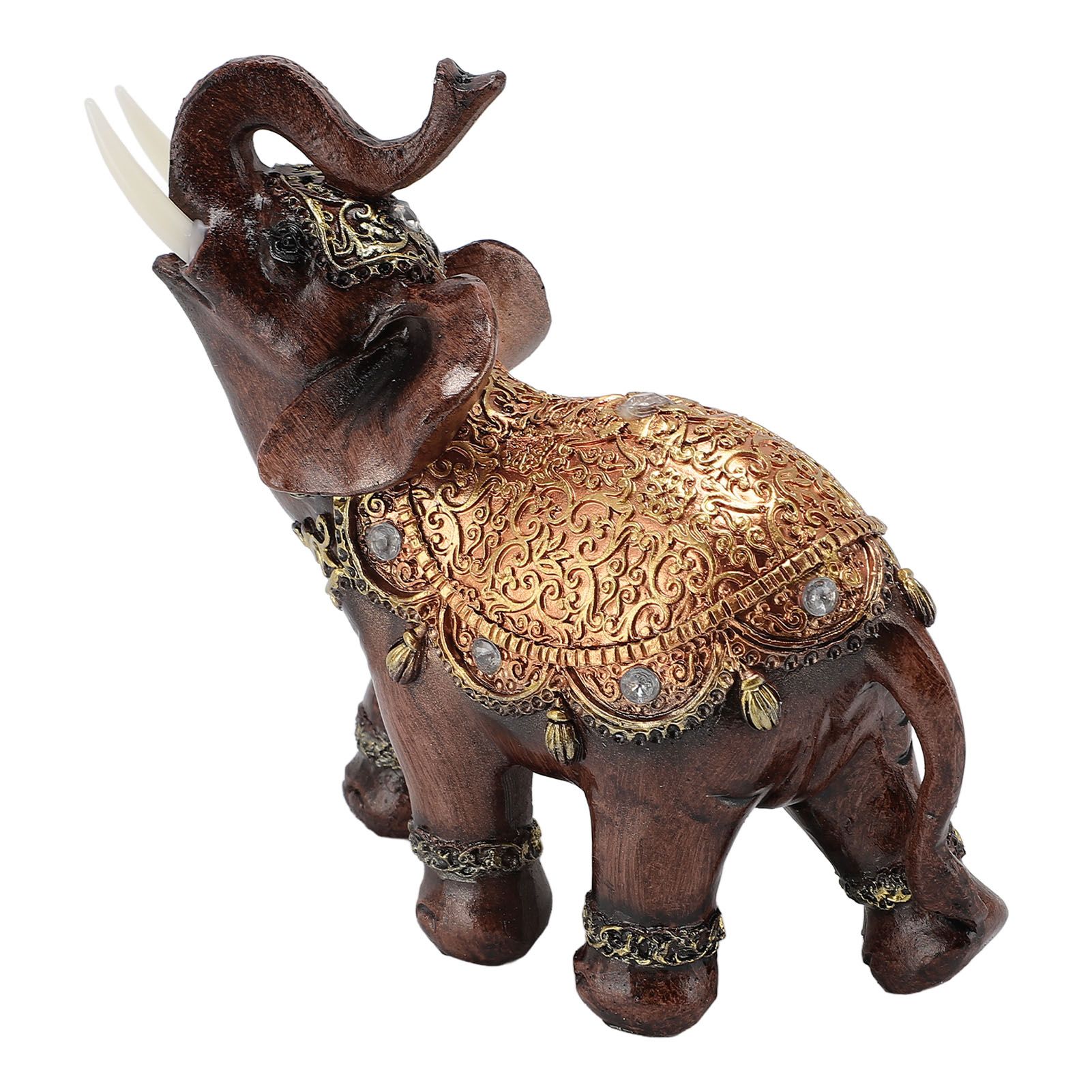 Wealth Lucky Elephant Statue Resin Feng Shui Elephant Figurine Home Decoration view 8