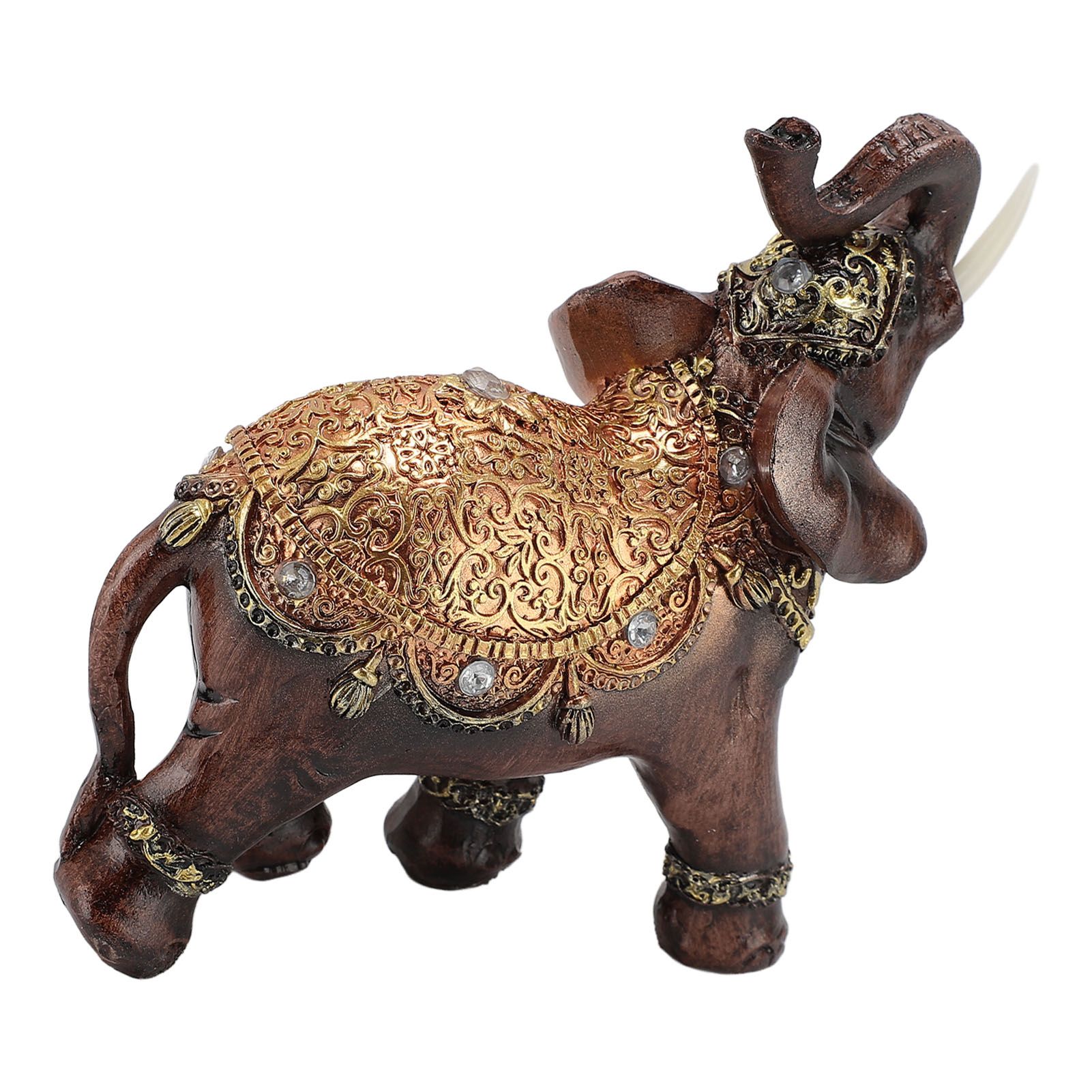 Wealth Lucky Elephant Statue Resin Feng Shui Elephant Figurine Home Decoration view 10