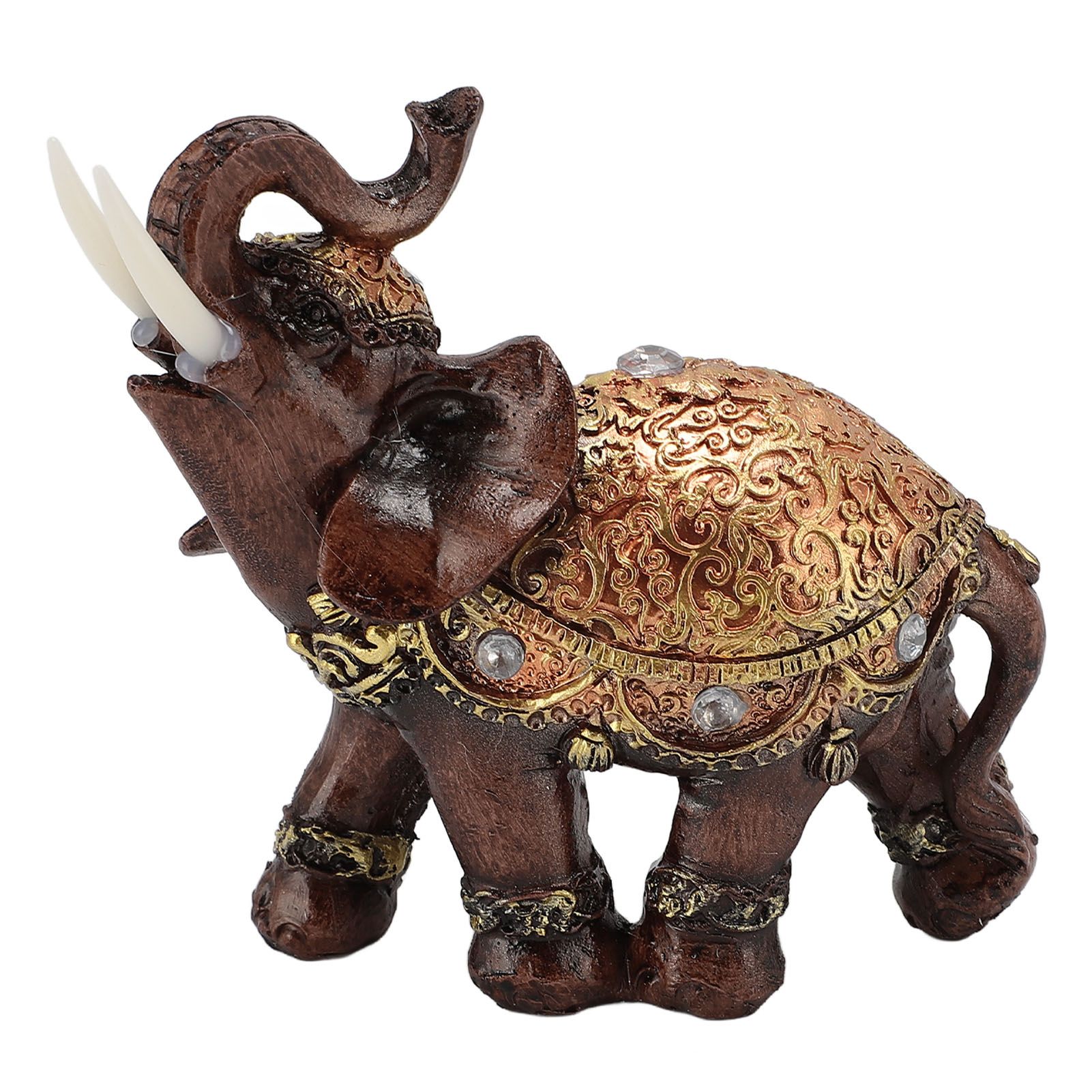 Wealth Lucky Elephant Statue Resin Feng Shui Elephant Figurine Home Decoration view 3