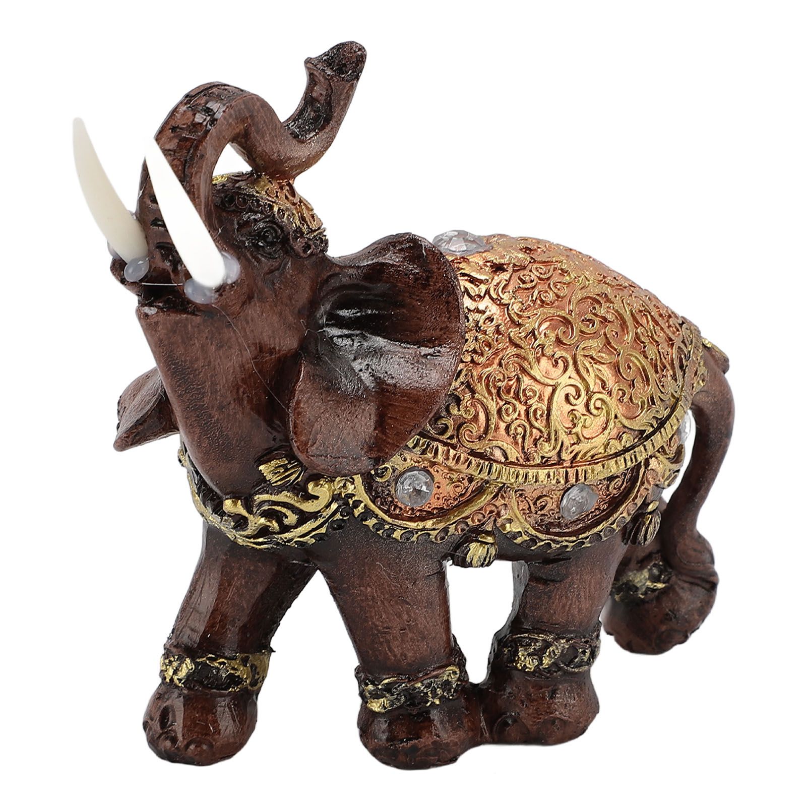 Wealth Lucky Elephant Statue Resin Feng Shui Elephant Figurine Home Decoration view 8