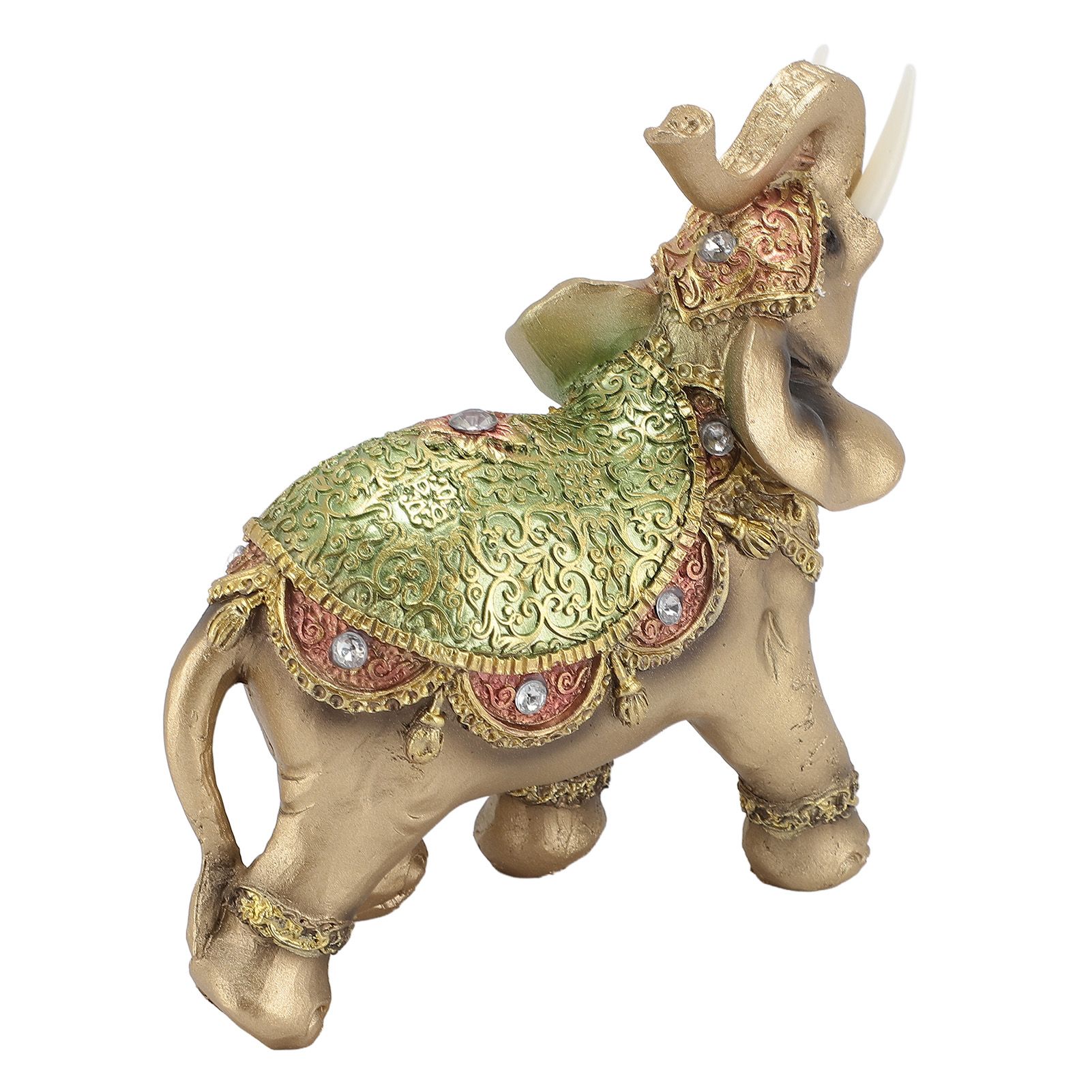 Elephant Statue Wealth Lucky Feng Shui Elephant Figurine Home Decor House view 6