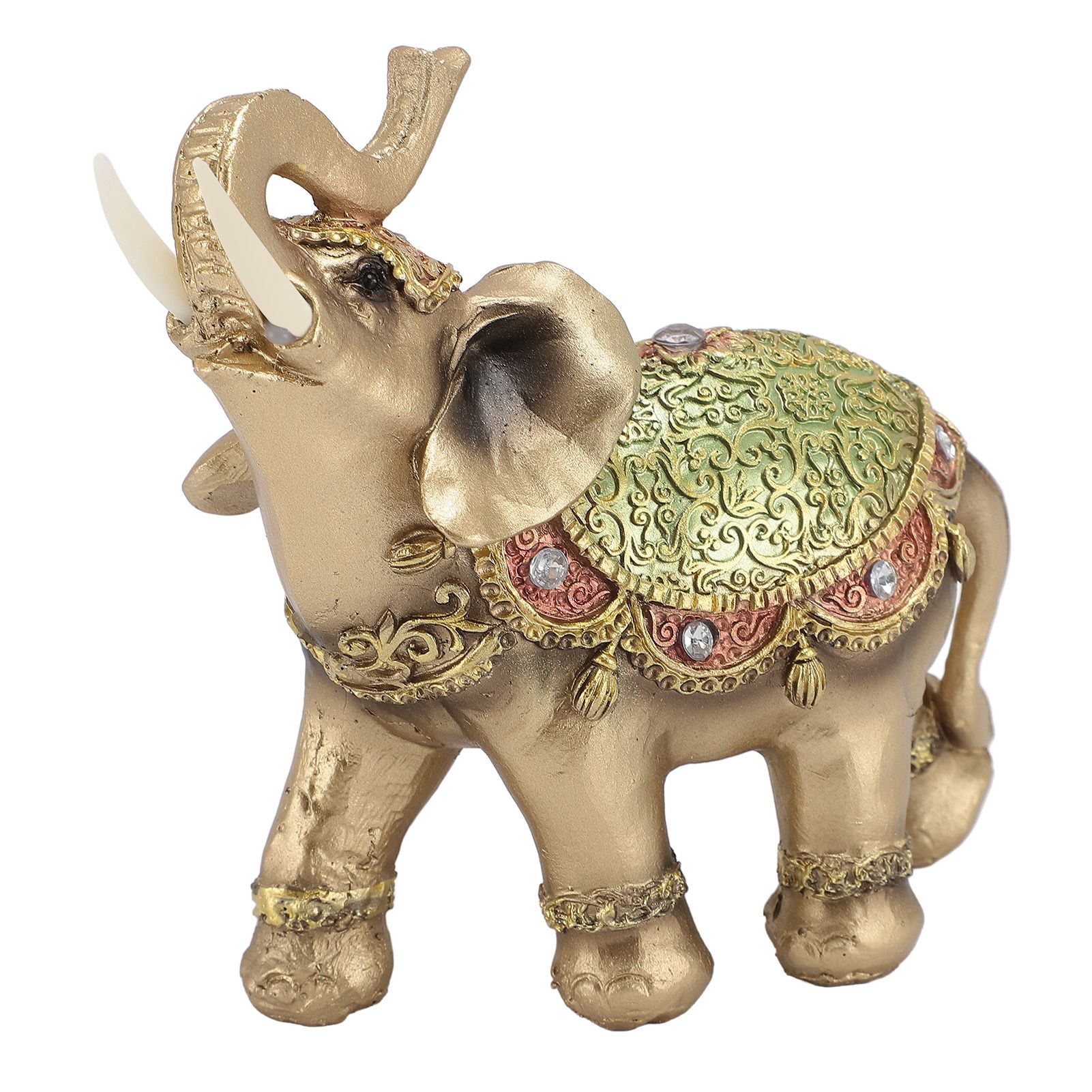 Elephant Statue Wealth Lucky Feng Shui Elephant Figurine Home Decor House view 11