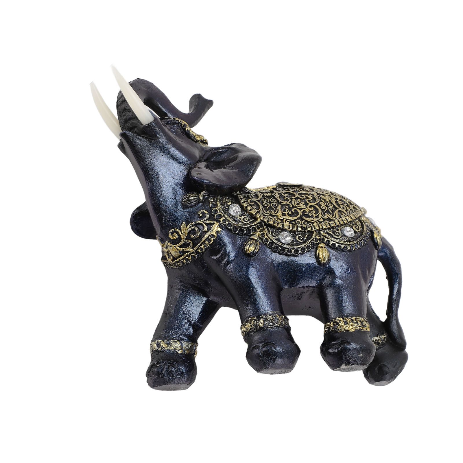 Elephant Figurine Resin Feng Shui Wealth Lucky Elephant Statue Decorative view 6