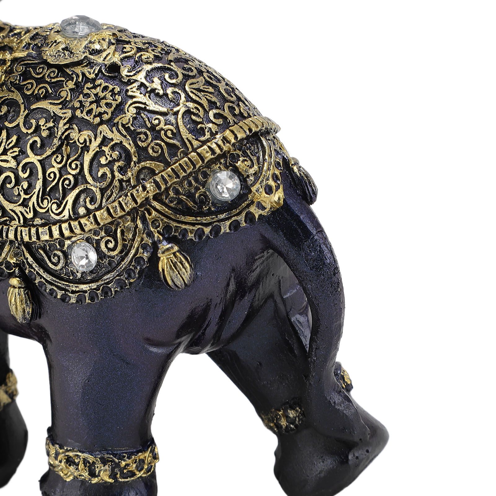 Elephant Figurine Resin Feng Shui Wealth Lucky Elephant Statue Decorative view 7