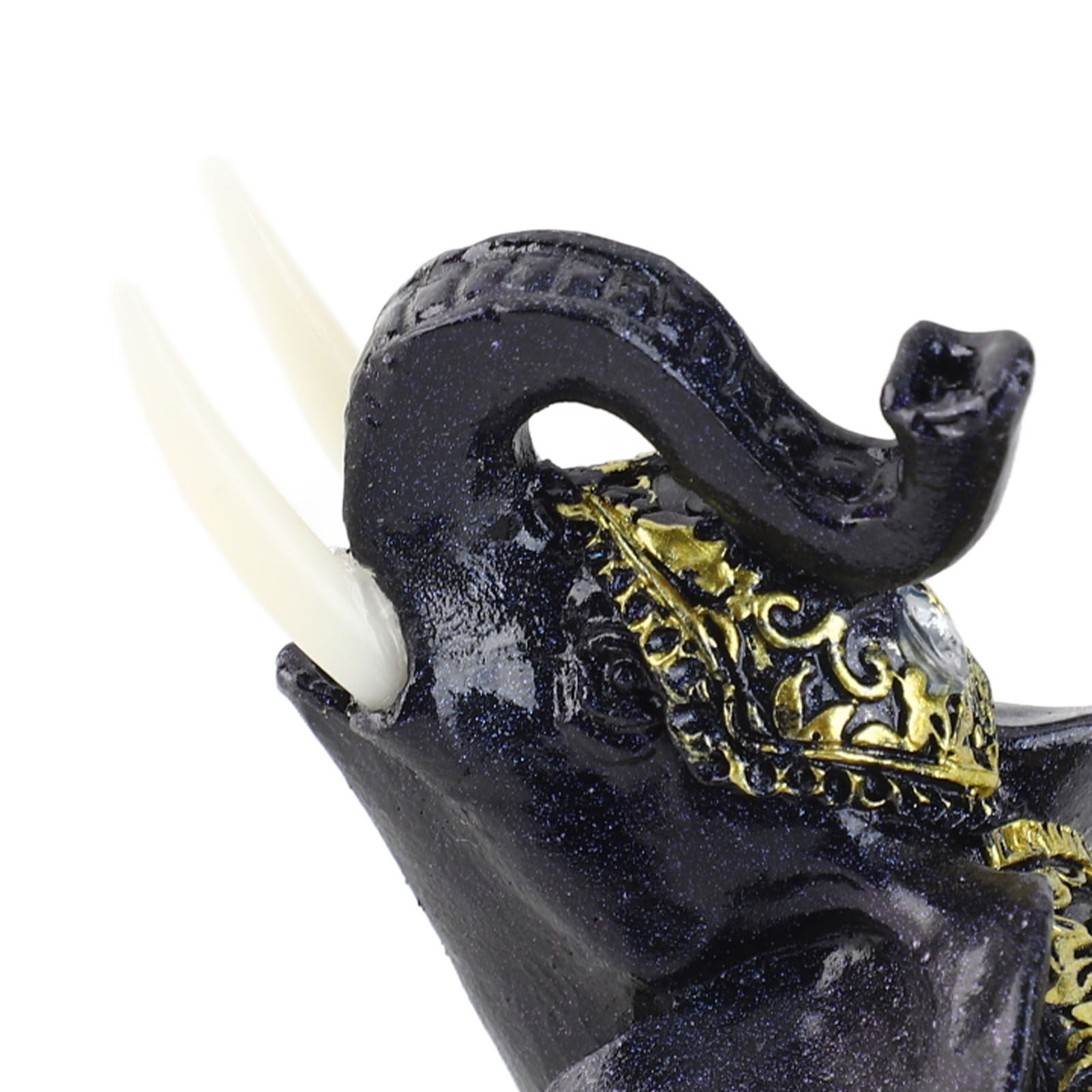 Elephant Figurine Resin Feng Shui Wealth Lucky Elephant Statue Decorative view 2