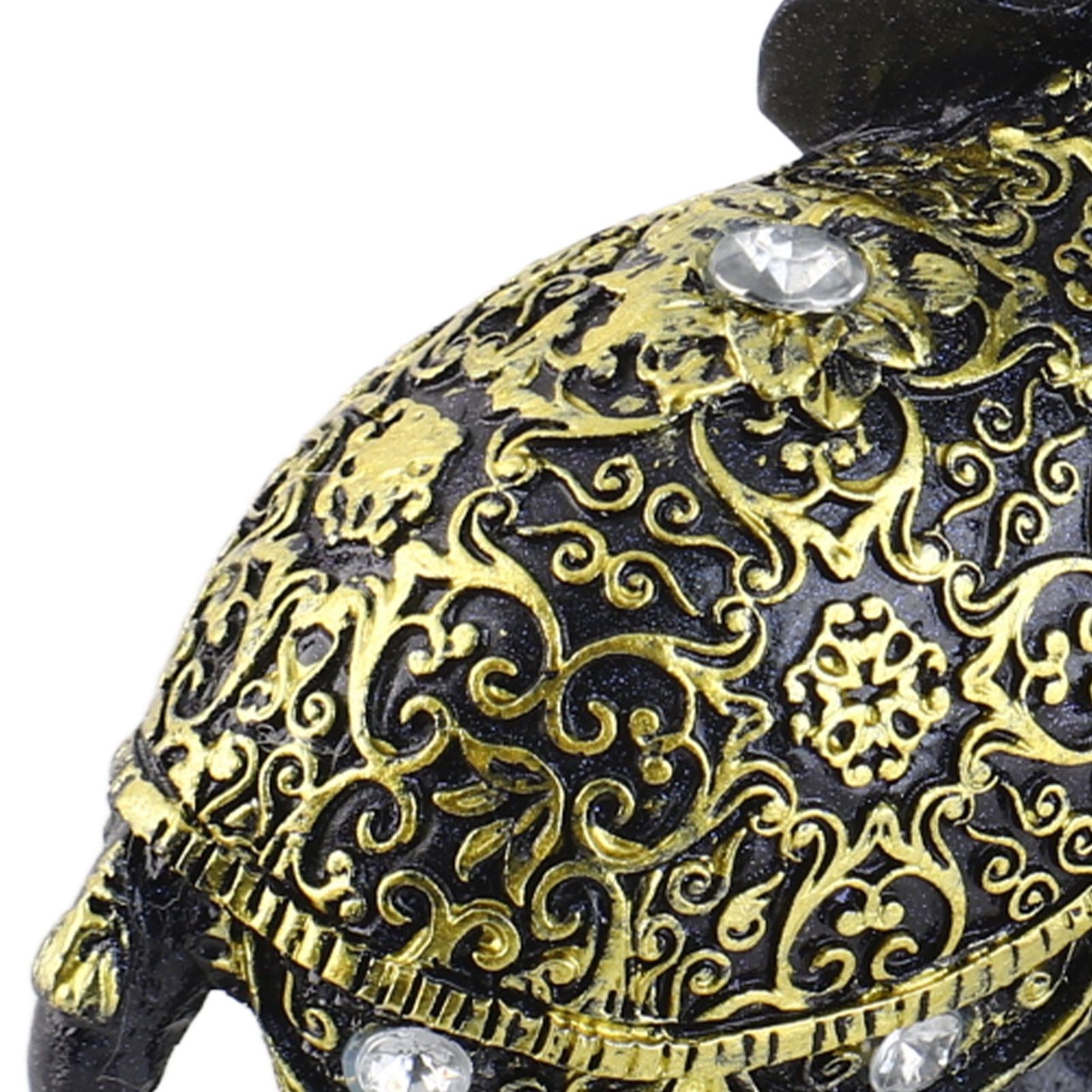 Elephant Figurine Resin Feng Shui Wealth Lucky Elephant Statue Decorative view 5