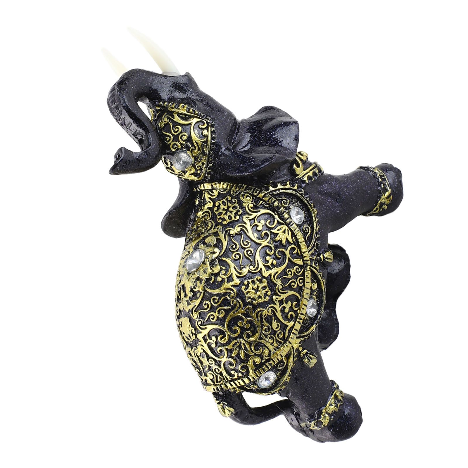 Elephant Figurine Resin Feng Shui Wealth Lucky Elephant Statue Decorative view 11