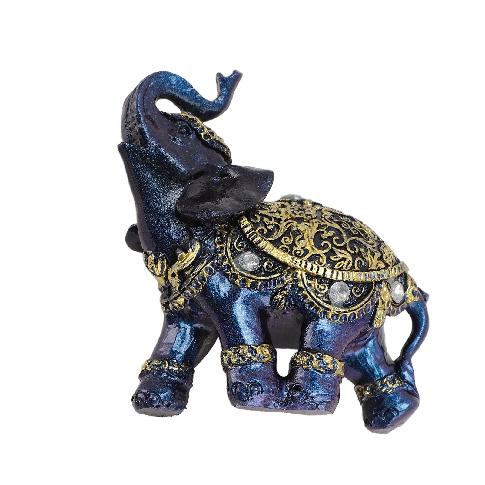 Elephant Figurine Resin Feng Shui Wealth Lucky Elephant Statue Decorative view 6