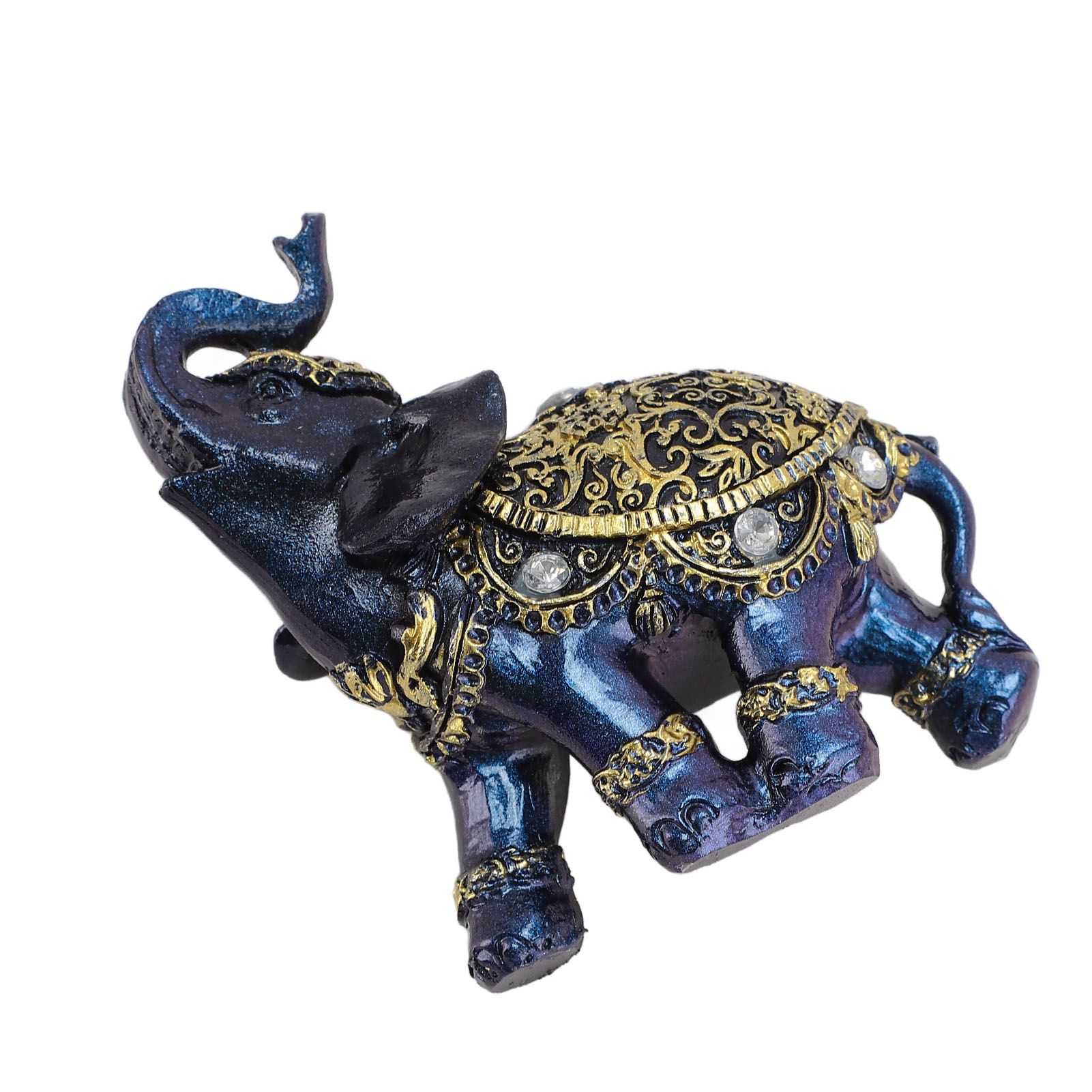 Elephant Figurine Resin Feng Shui Wealth Lucky Elephant Statue Decorative view 8