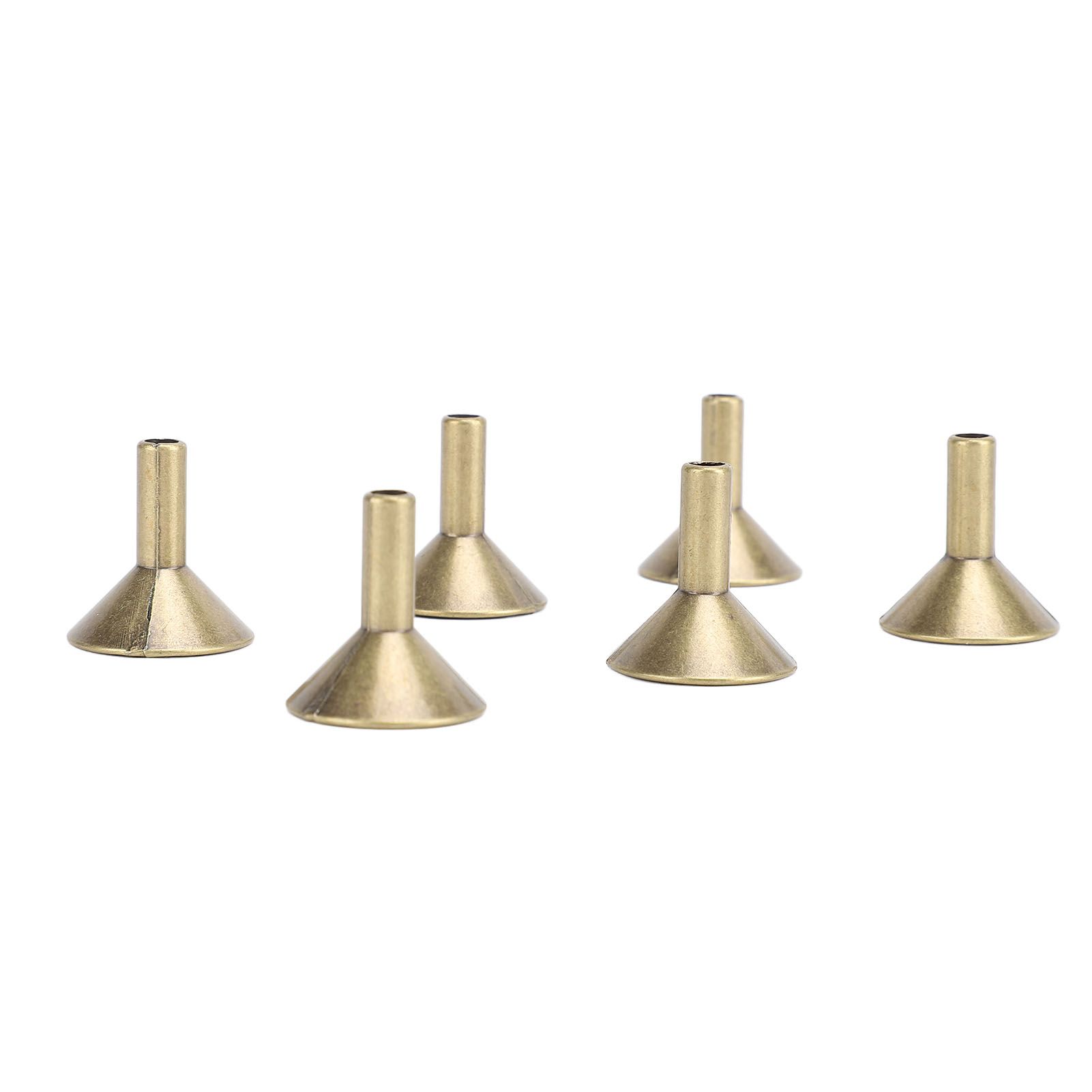 100pcs Funnel Shape Incense Cone Tray Alloy Incense Stick Rack Metal Cone view 3