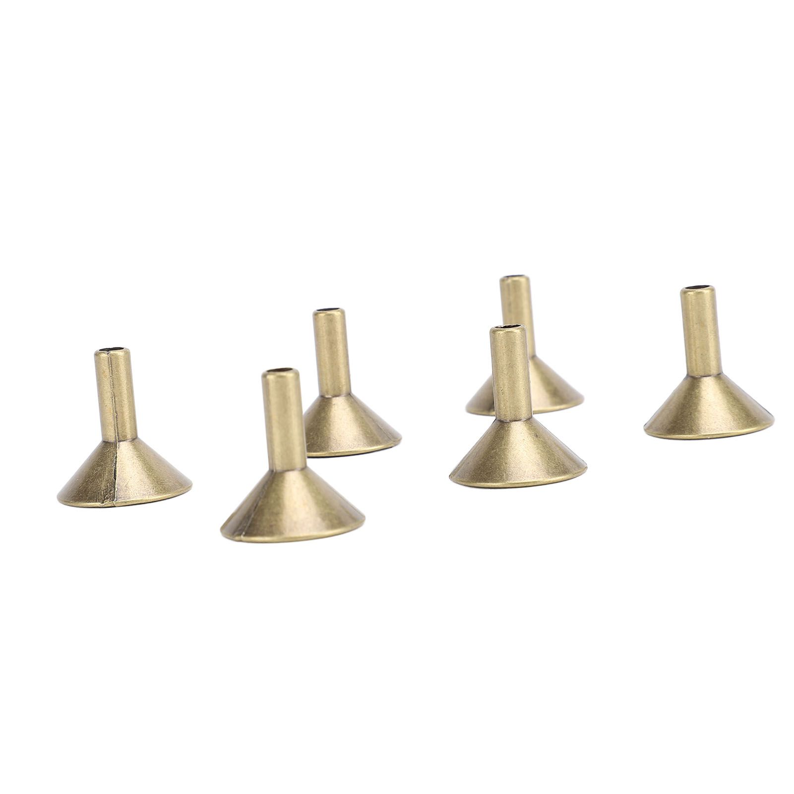 100pcs Funnel Shape Incense Cone Tray Alloy Incense Stick Rack Metal Cone view 10
