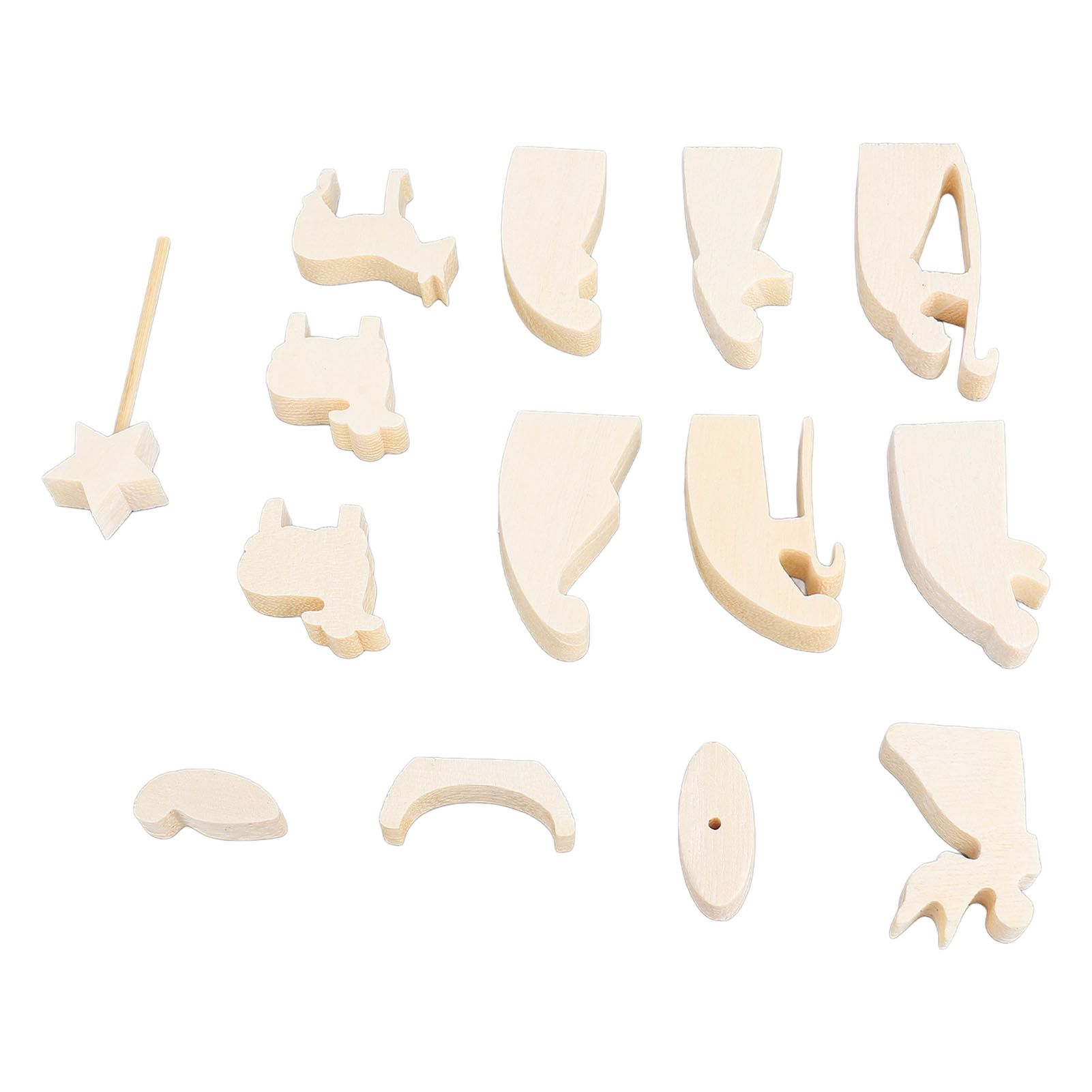 Nativity Set Easter Scene Wooden Decoration Resurrection Scene Figurines view 6