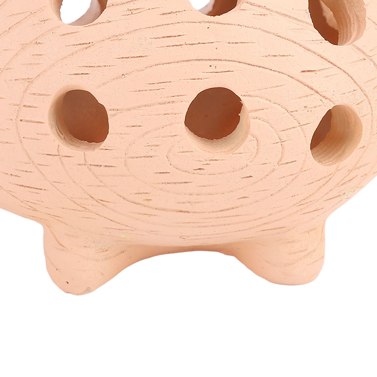 Hedgehog Wooden Pen Pencil Holder Cute Resin Animal Ornament Home Office Desk view 2