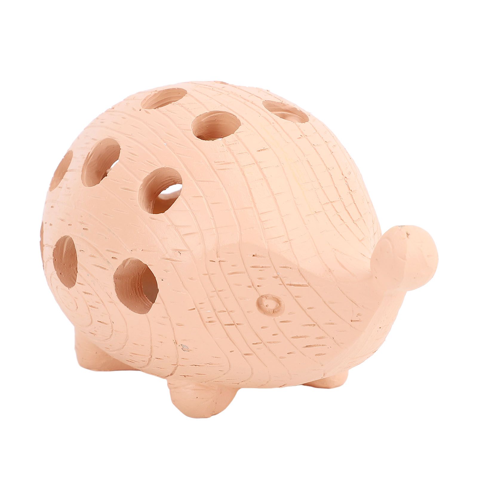 Hedgehog Wooden Pen Pencil Holder Cute Resin Animal Ornament Home Office Desk view 8