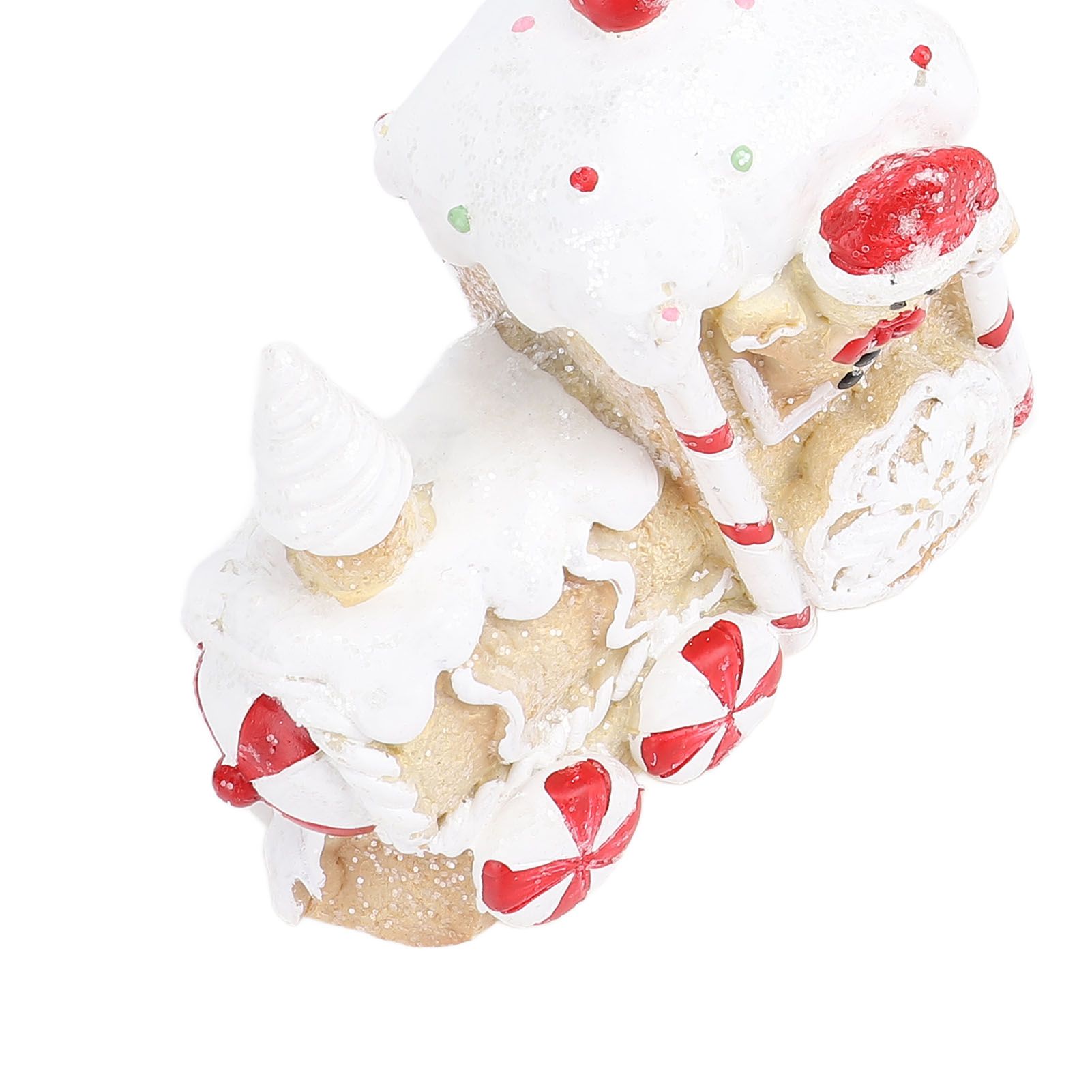Xmas Train Three Part Resin Creative Cute Fade Resistant Xmas Train Figurine view 2
