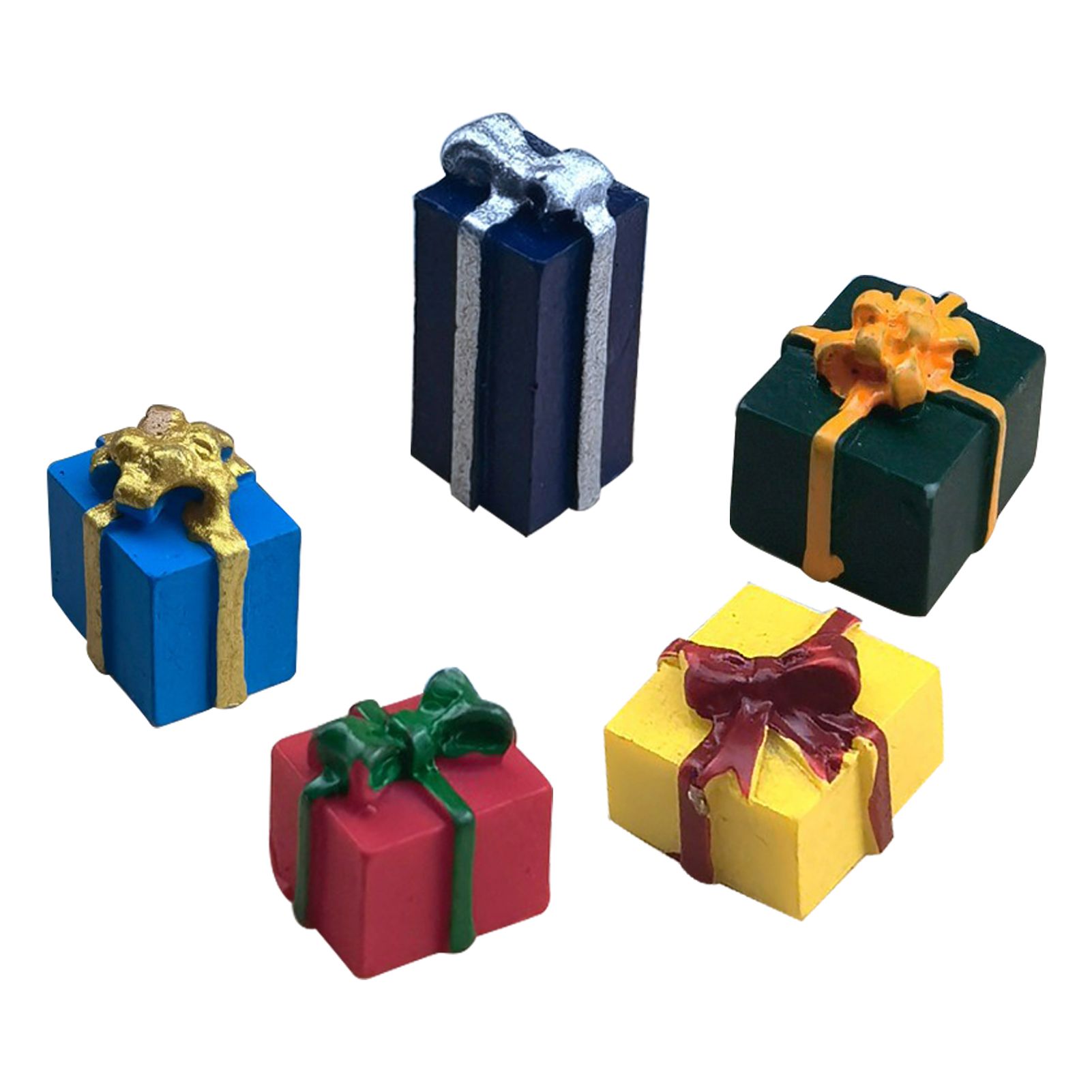 150PCS 1:12 Mini Box Ornaments Blue Red Purple Green Yellow Exquisite Cute