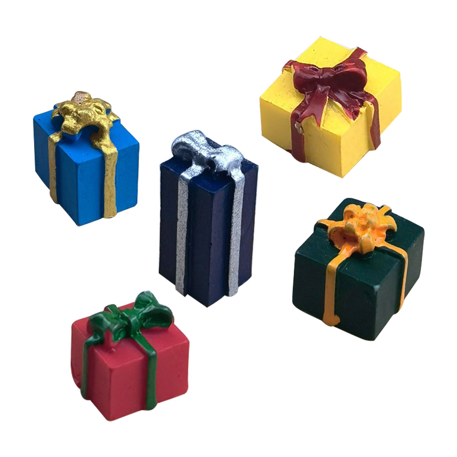 150PCS 1:12 Mini Box Ornaments Blue Red Purple Green Yellow Exquisite Cute view 4