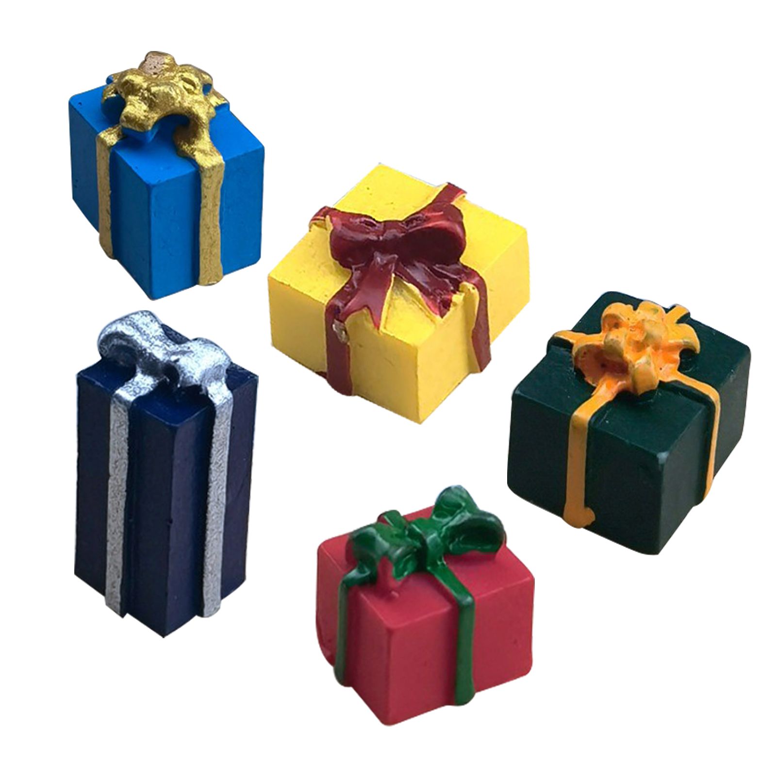 150PCS 1:12 Mini Box Ornaments Blue Red Purple Green Yellow Exquisite Cute view 6