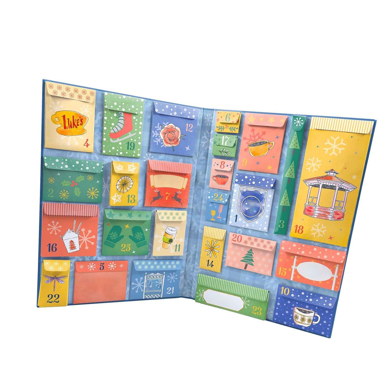 Advent Calendar Xmas Festival Countdown Calendar Paper Gift Book for Collector — image 1