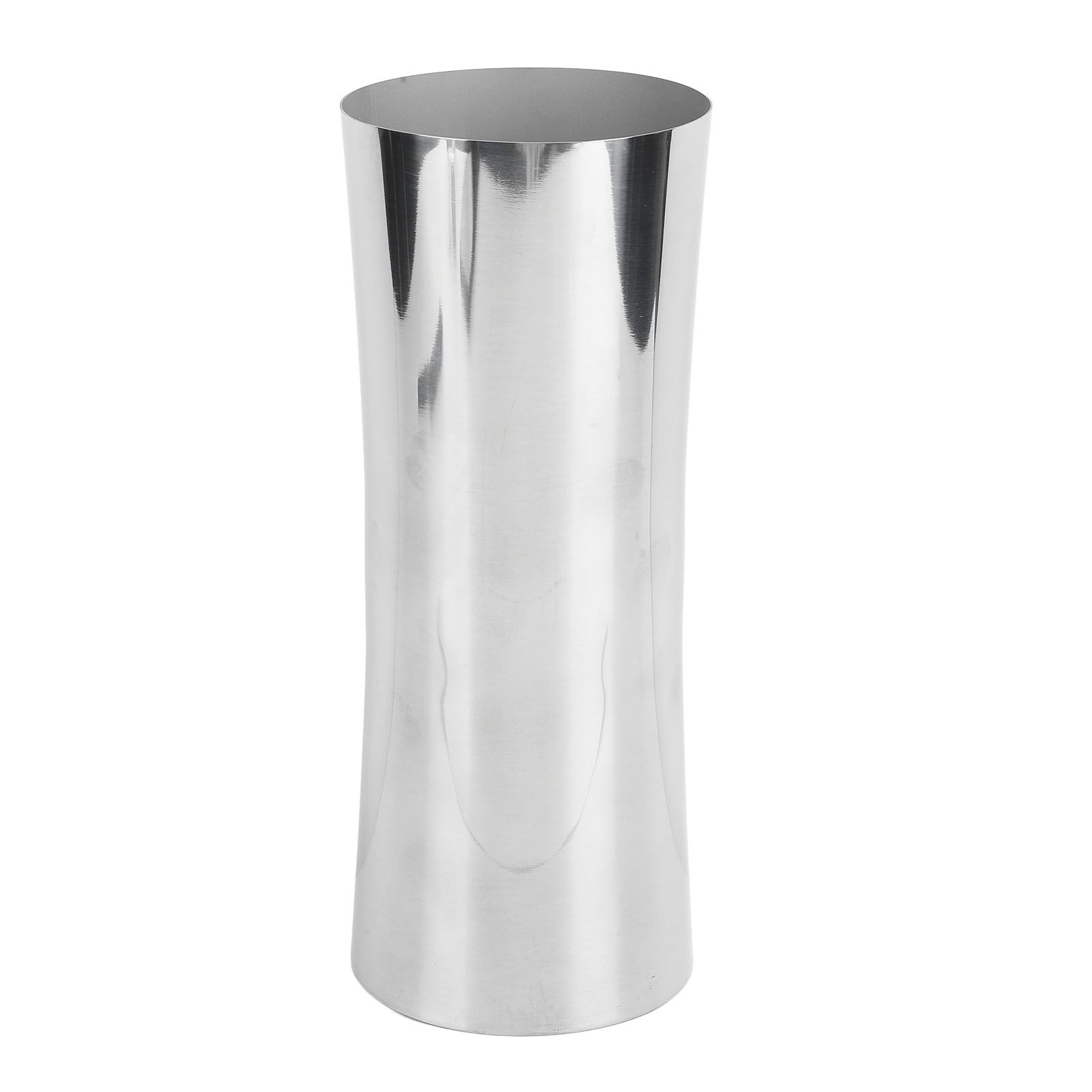 Tall Vase 304 Stainless Steel Silver Color Waist Shaped Flower Arrangement view 3