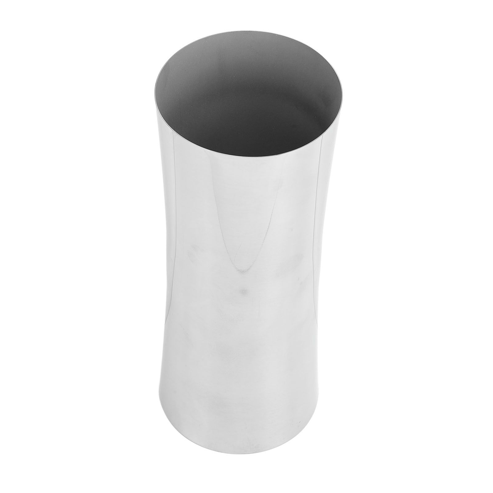 Tall Vase 304 Stainless Steel Silver Color Waist Shaped Flower Arrangement view 6