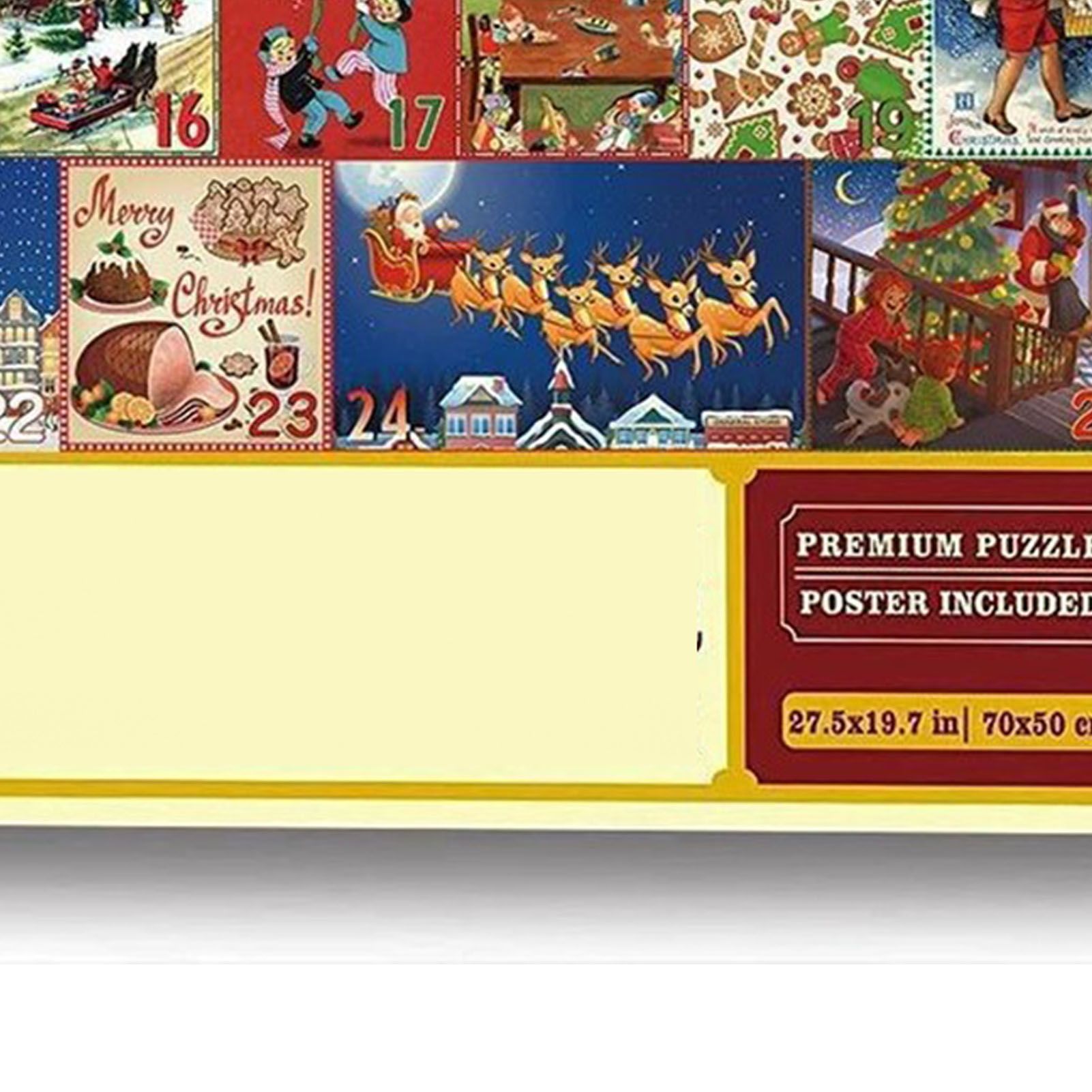 24 Boxs Xmas Advent Calendar Red Xmas Theme Blind Box Innovative Xmas Puzzle view 7
