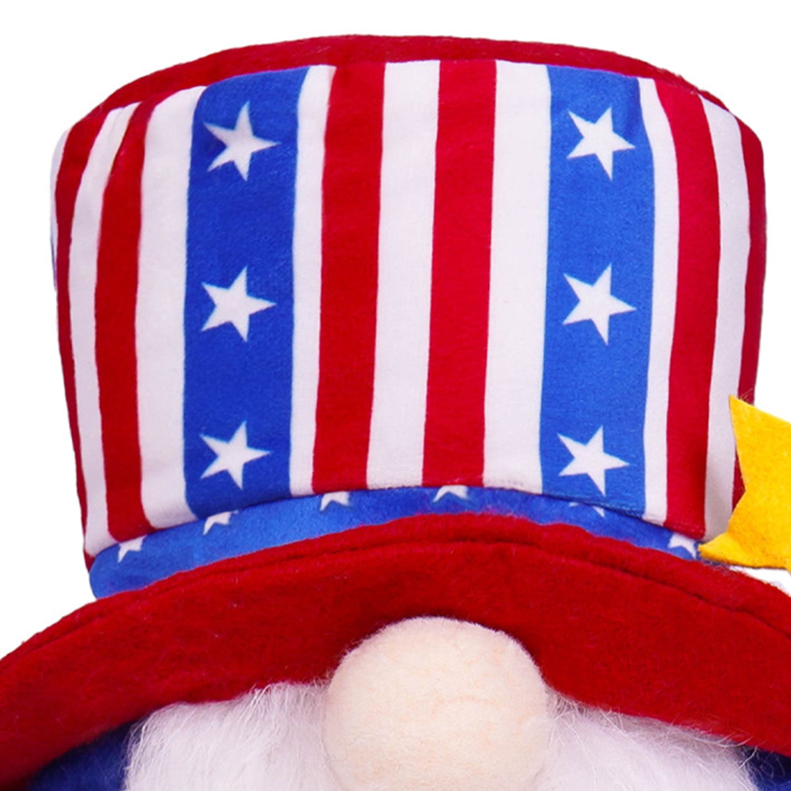 4th of July Patriotic Gnome Decoration Fabric Independence Day Dwarf Doll for view 5