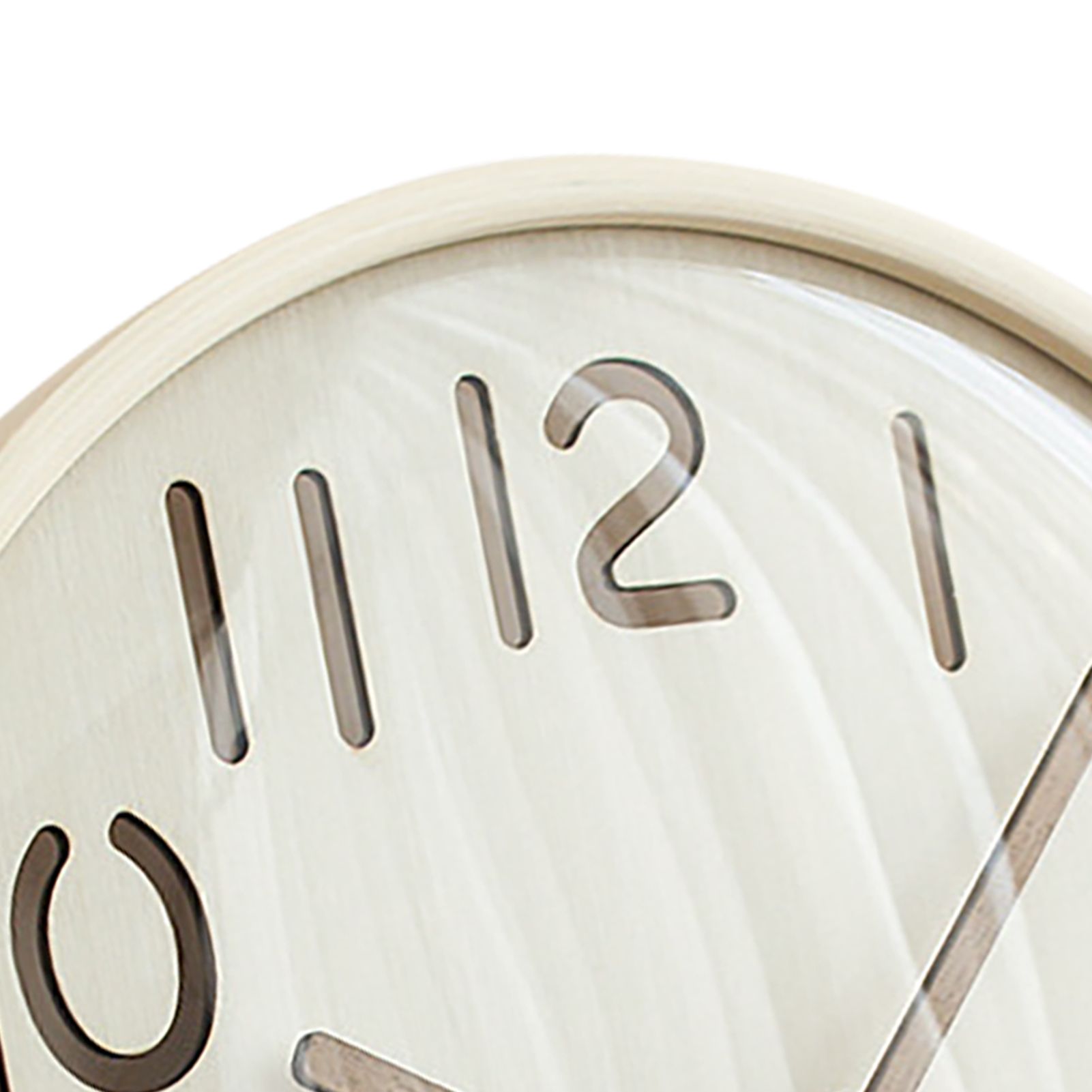 12 Inch Wooden Wall Clock Silent Non Ticking Wall Clock Battery Operated Round view 5