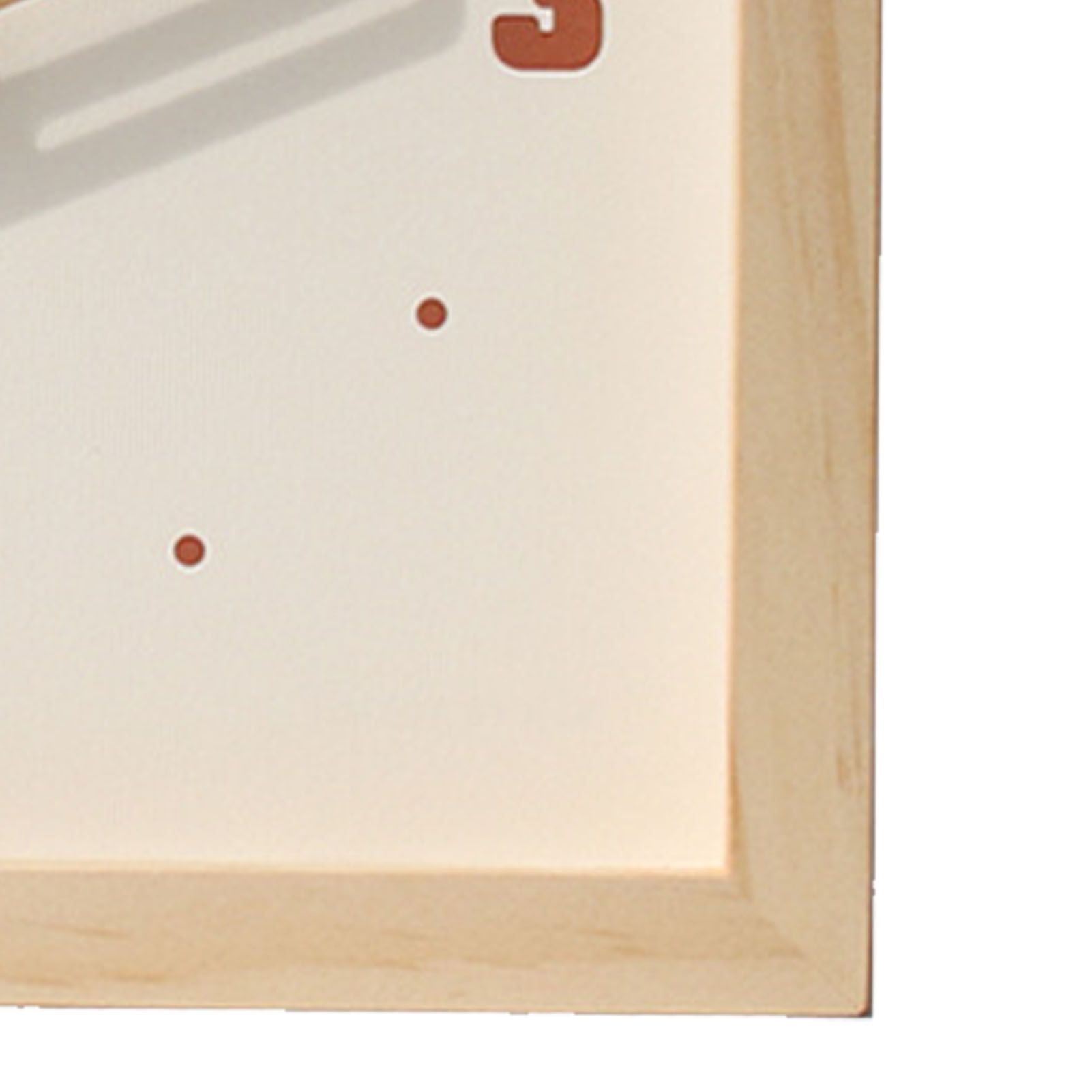 Wall Clock Battery Powered Fashionable Square Minimalist Wooden Clock Silent view 7