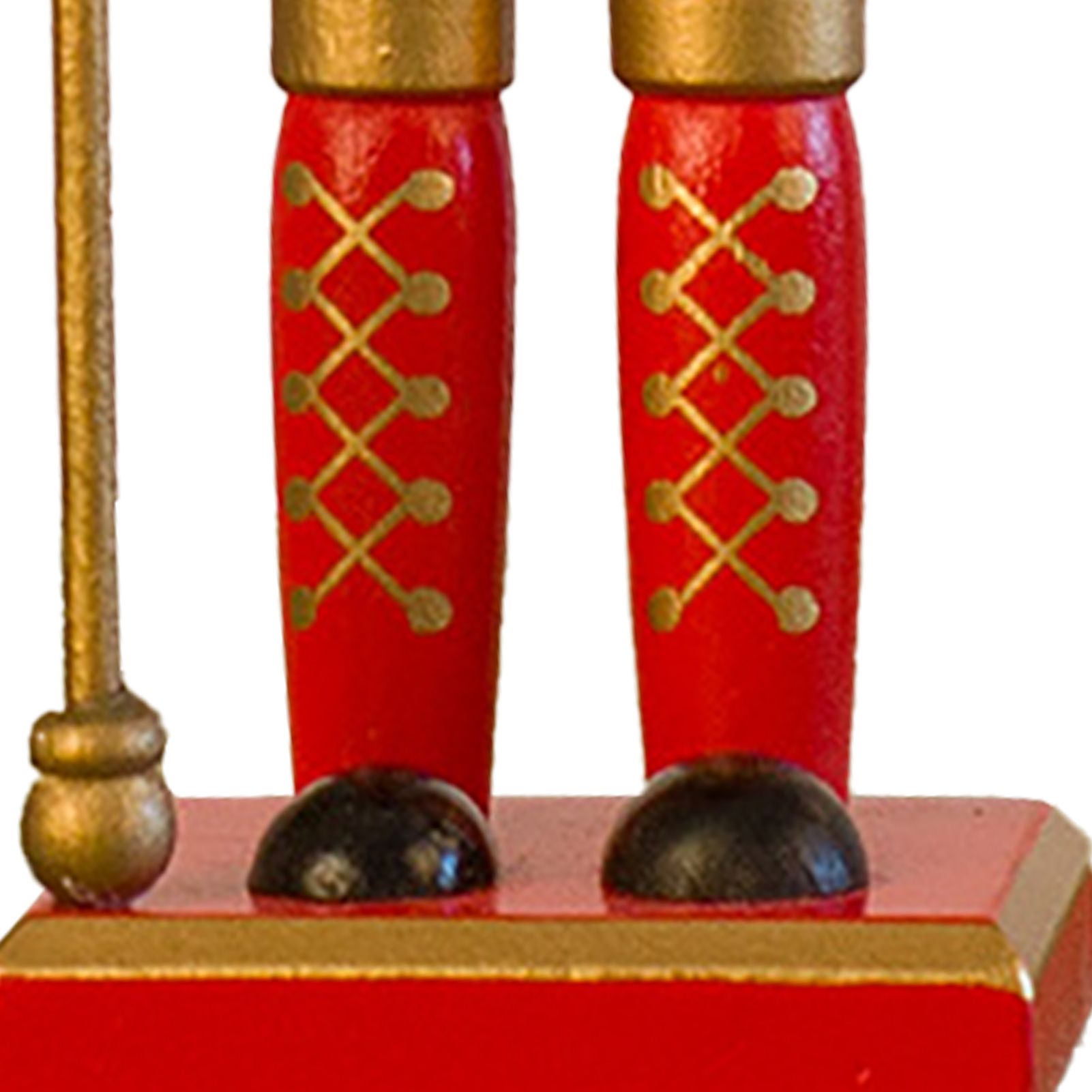 Nutcracker Figurine Exquisite Xmas Themed Wooden Nutcracker Ornament for Wine view 2