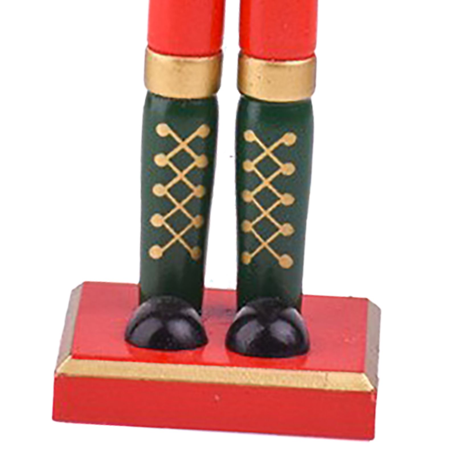 Nutcracker Figurine Exquisite Xmas Themed Wooden Nutcracker Ornament for Wine view 2
