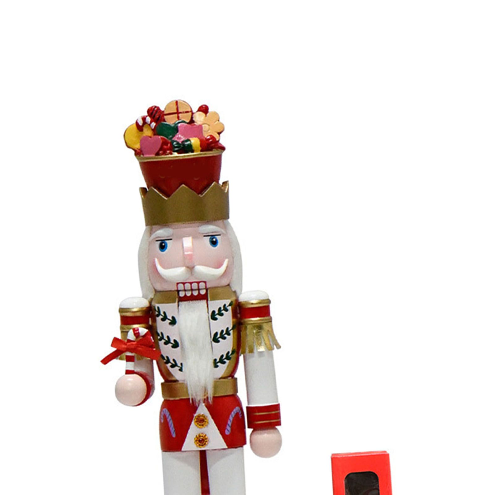 Xmas Nutcracker Ornament 38cm 15 Inch Decorative Festive Wooden Nutcracker view 7